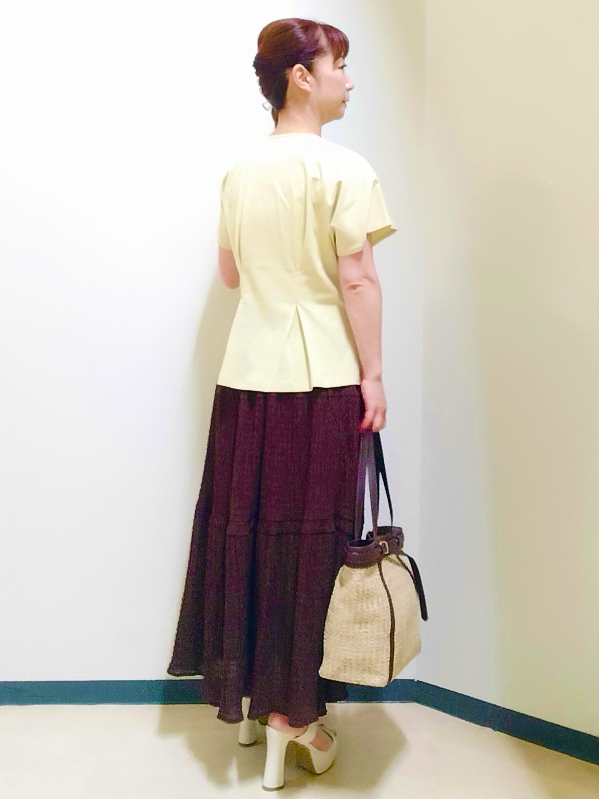 花さんの「Reflect｜Vネックニットカーディガン」を使ったコーディネート