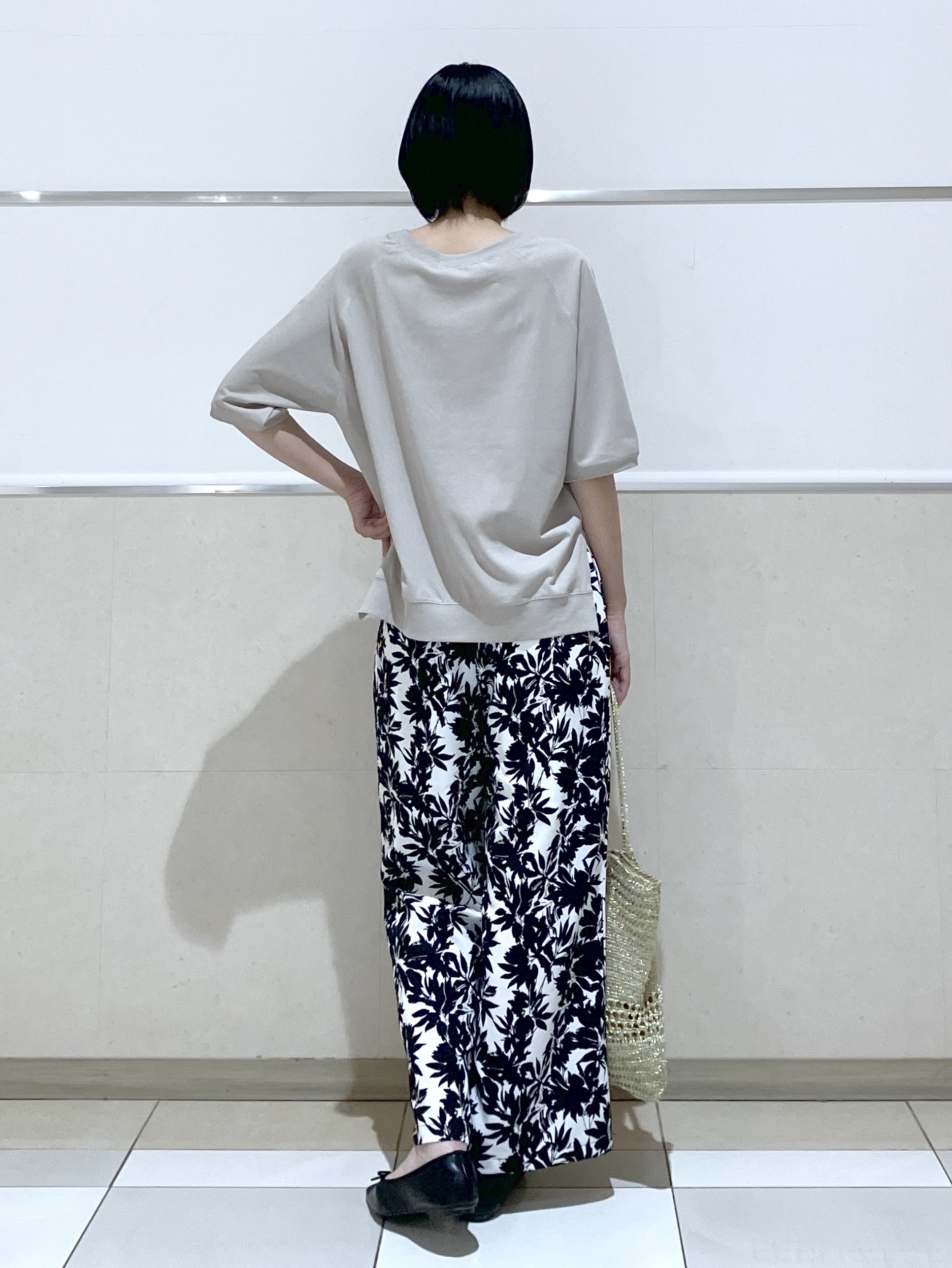 eriko さんの「Dessin｜【UVカット/接触冷感】フォルムカットソー5分袖」を使ったコーディネート