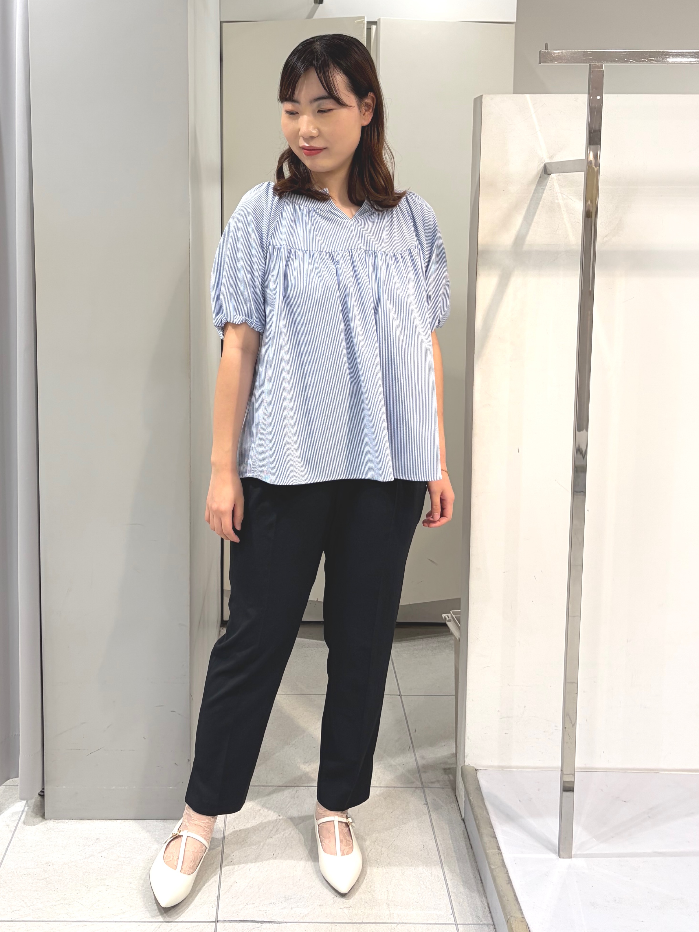 AZUSAさんの「Reflect｜ギャザーデザインブラウス」を使ったコーディネート