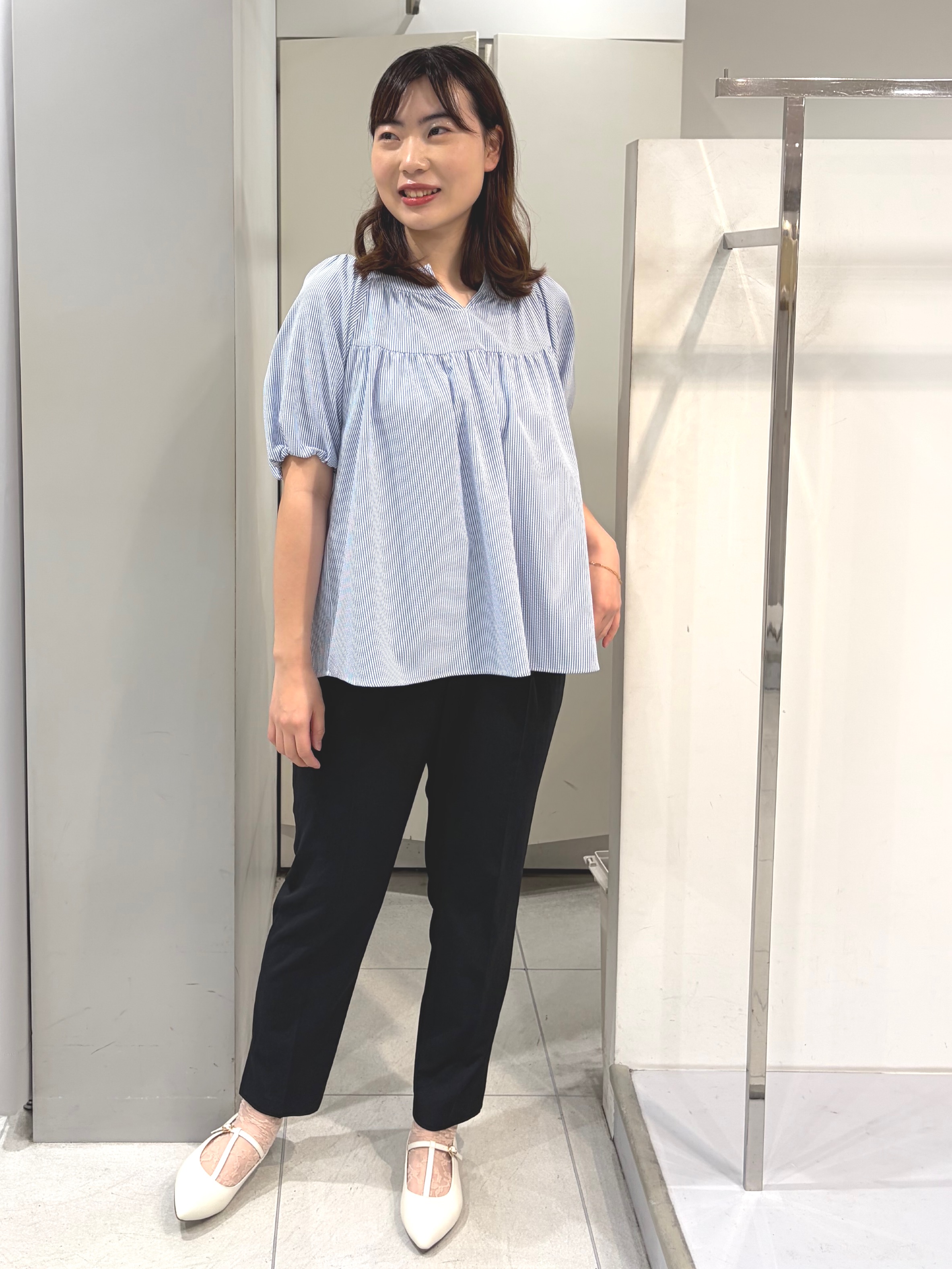 AZUSAさんの「Reflect｜ギャザーデザインブラウス」を使ったコーディネート