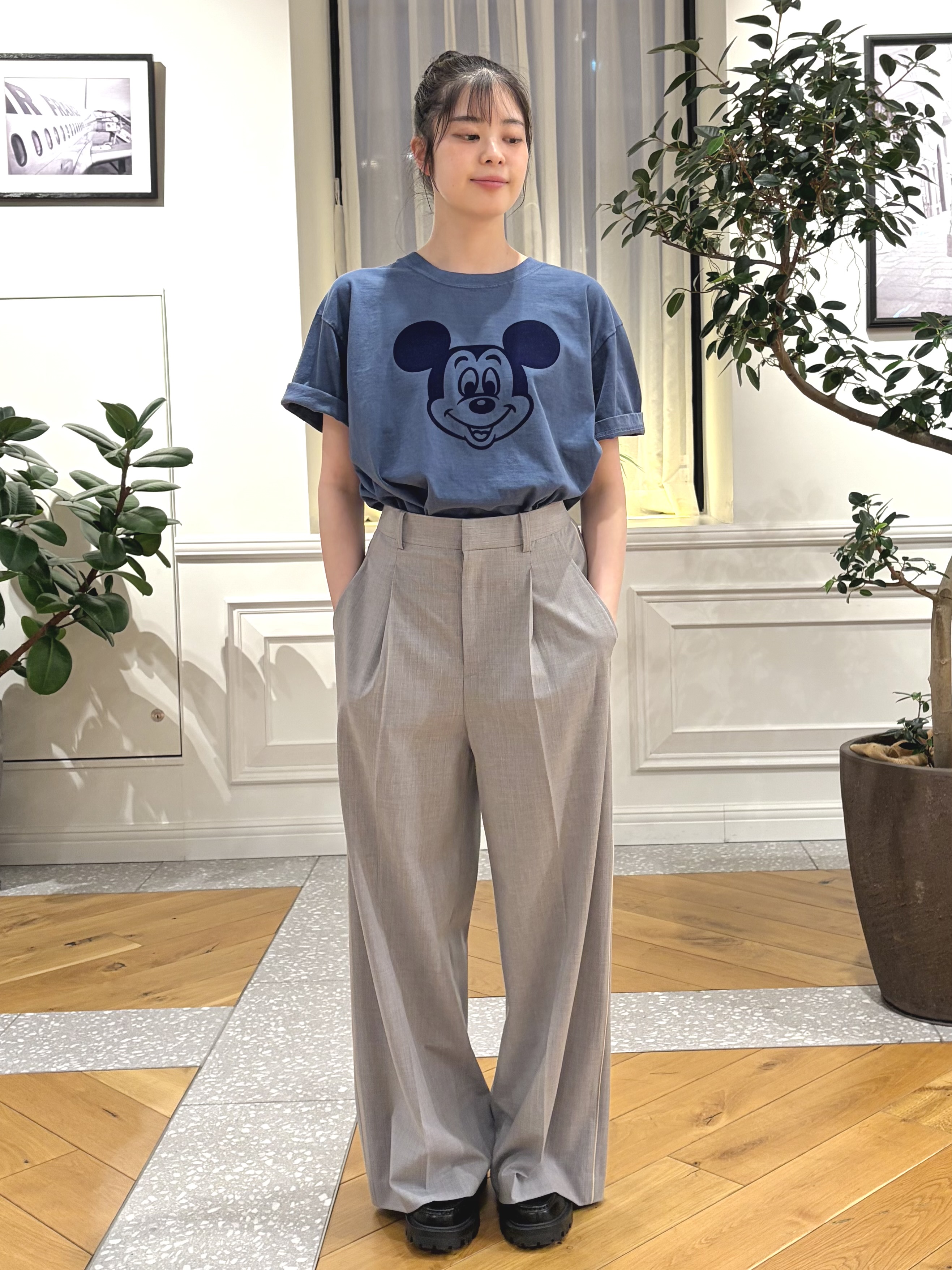 pupiさんの「DRESSTERIOR｜【セットアップ可/ウォッシャブル】セットアップストライプジレ」を使ったコーディネート