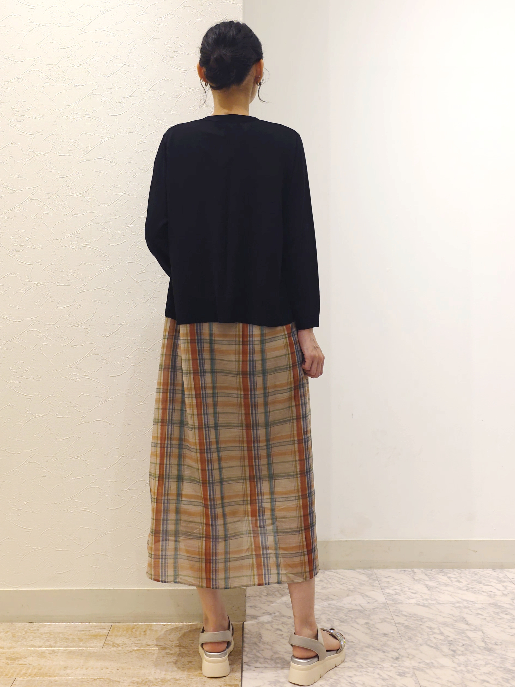 ケイさんの「grove｜高評価！【接触冷感／UVカットetc】ベーシックショートカーディガン」を使ったコーディネート