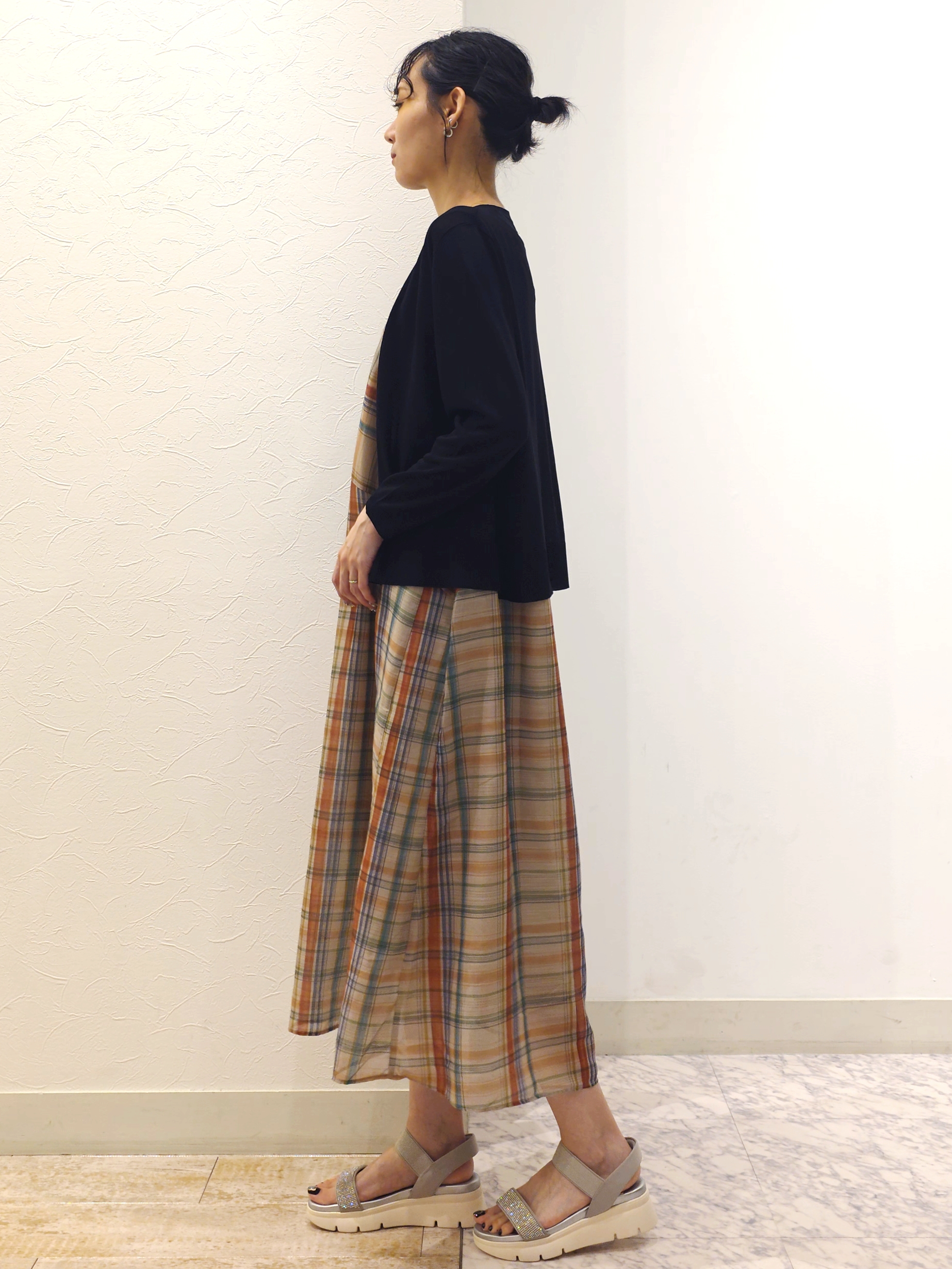 ケイさんの「grove｜高評価！【接触冷感／UVカットetc】ベーシックショートカーディガン」を使ったコーディネート