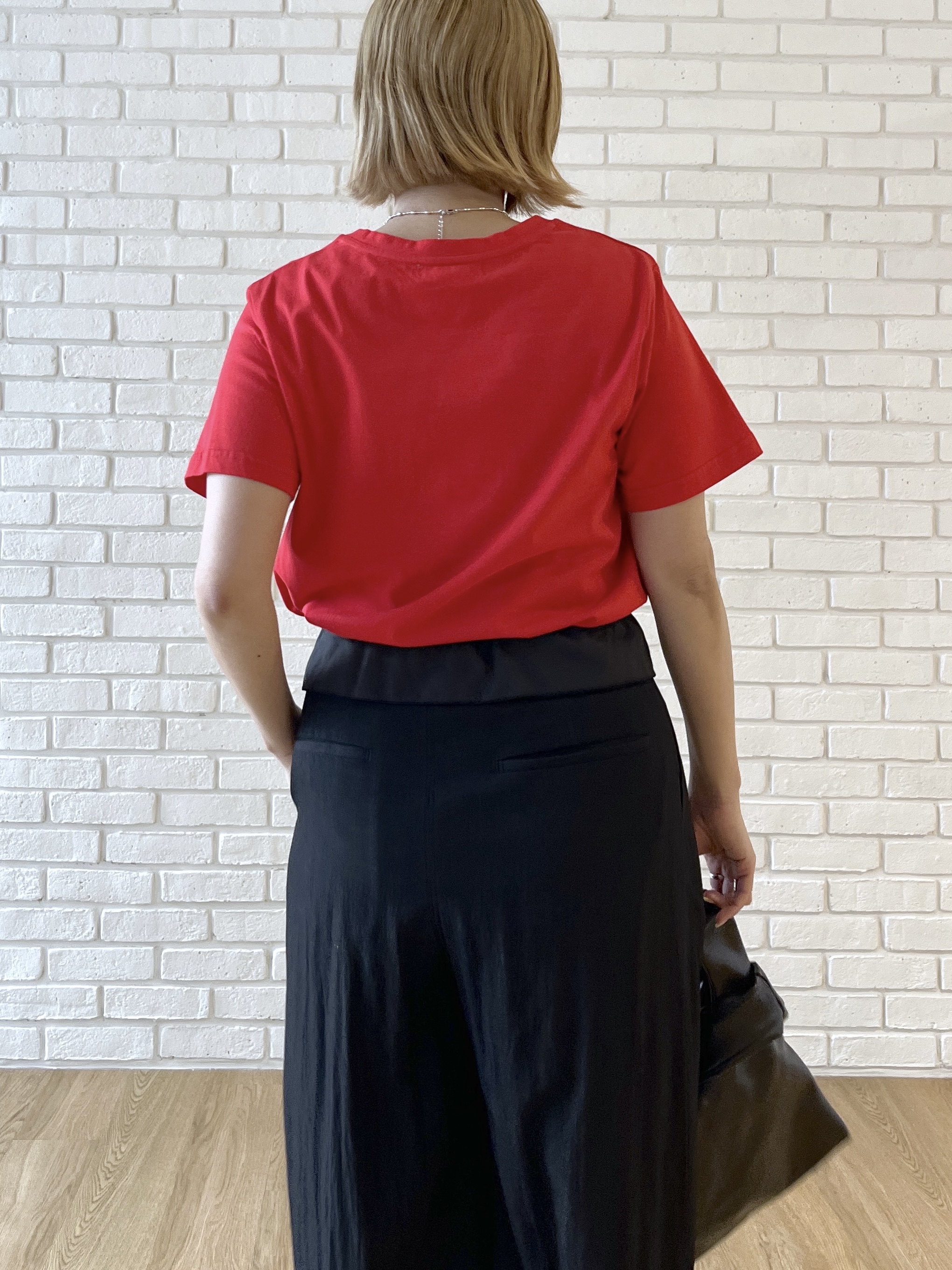 Harukaさんの「INDIVI｜タイポグラフィTシャツ【接触冷感】」を使ったコーディネート
