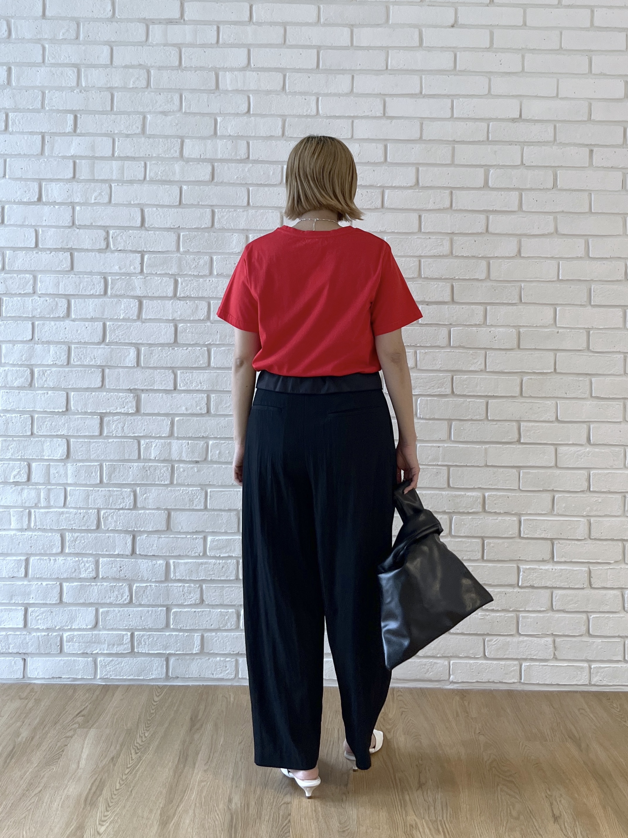 Harukaさんの「INDIVI｜タイポグラフィTシャツ【接触冷感】」を使ったコーディネート