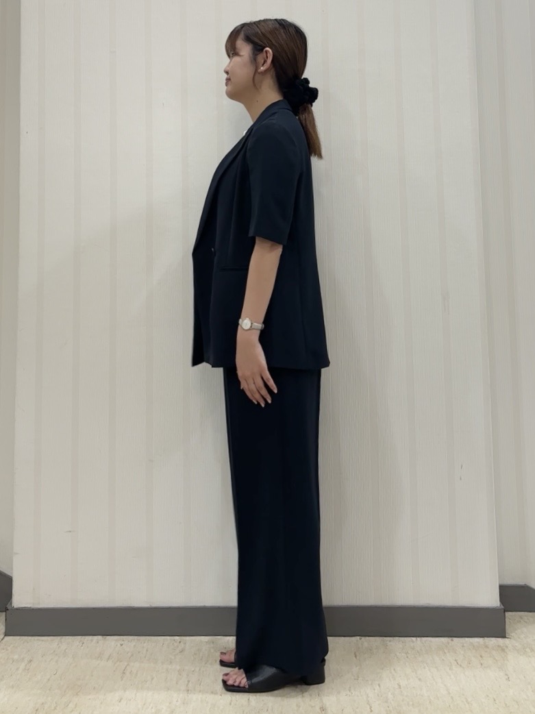 ちひさんの「INDIVI｜【着る日傘】ハーフスリーブダブルジャケット」を使ったコーディネート