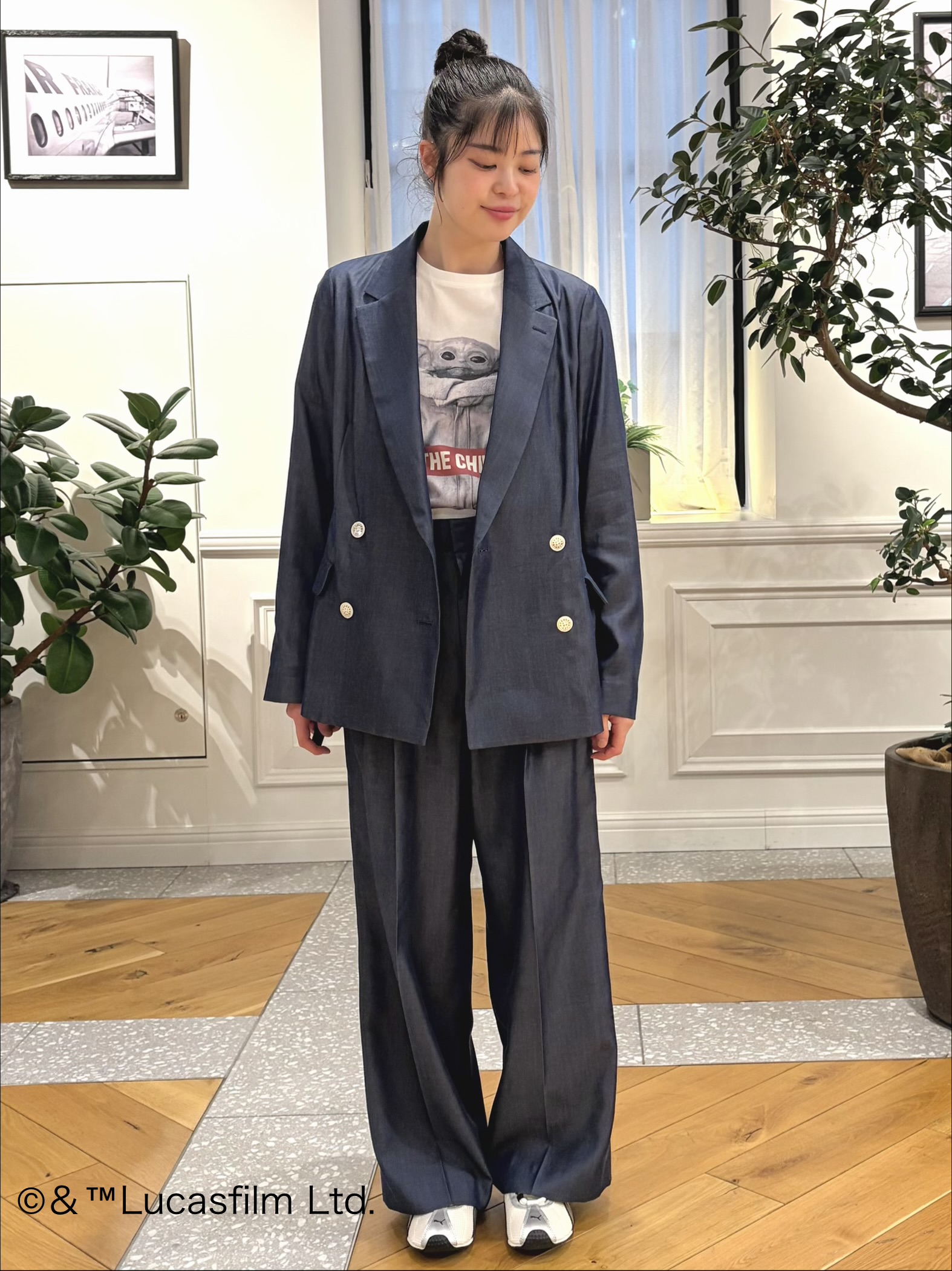 pupiさんの「DRESSTERIOR｜【接触冷感】STAR WARS ストリートTシャツ」を使ったコーディネート