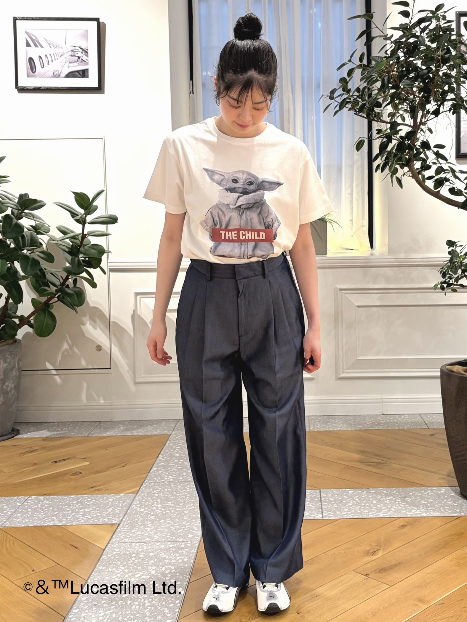 pupiさんの「DRESSTERIOR｜【接触冷感】STAR WARS ストリートTシャツ」を使ったコーディネート