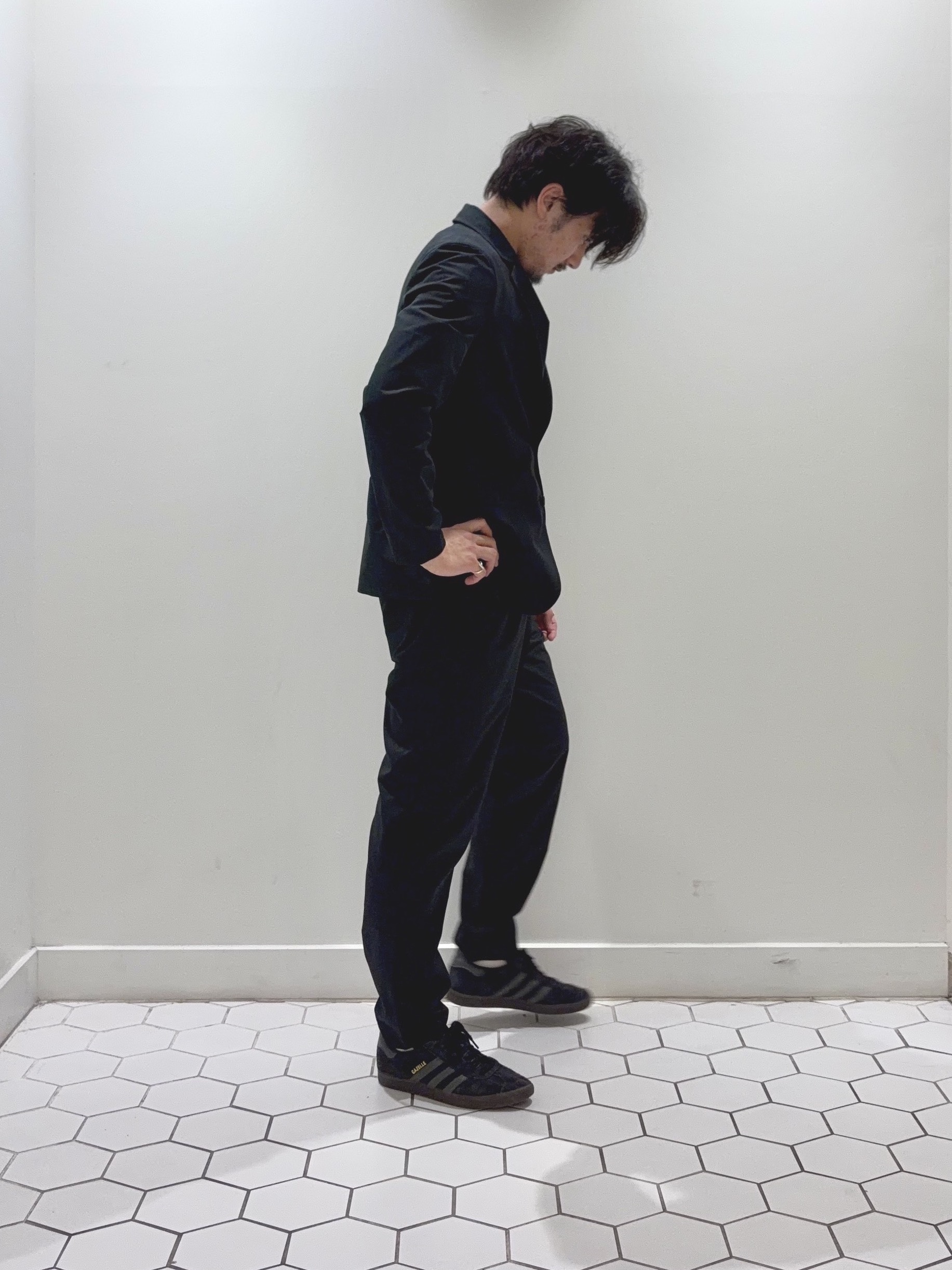 takeruさんの「Dessin｜【セットアップ可/洗える】クールドッツ ジャケット」を使ったコーディネート