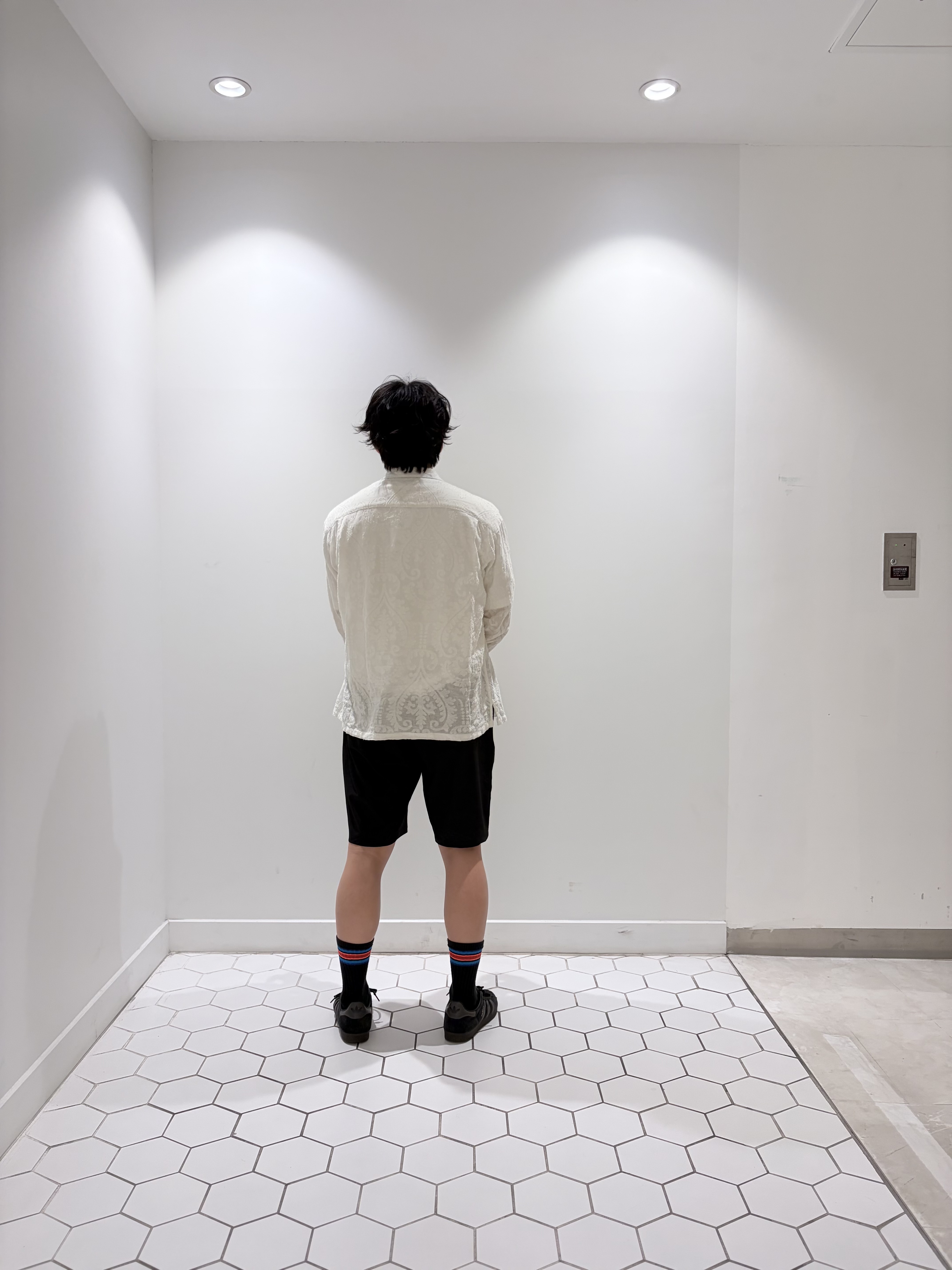 takeruさんの「Dessin｜【洗える】インド刺繍コットン開襟シャツ」を使ったコーディネート
