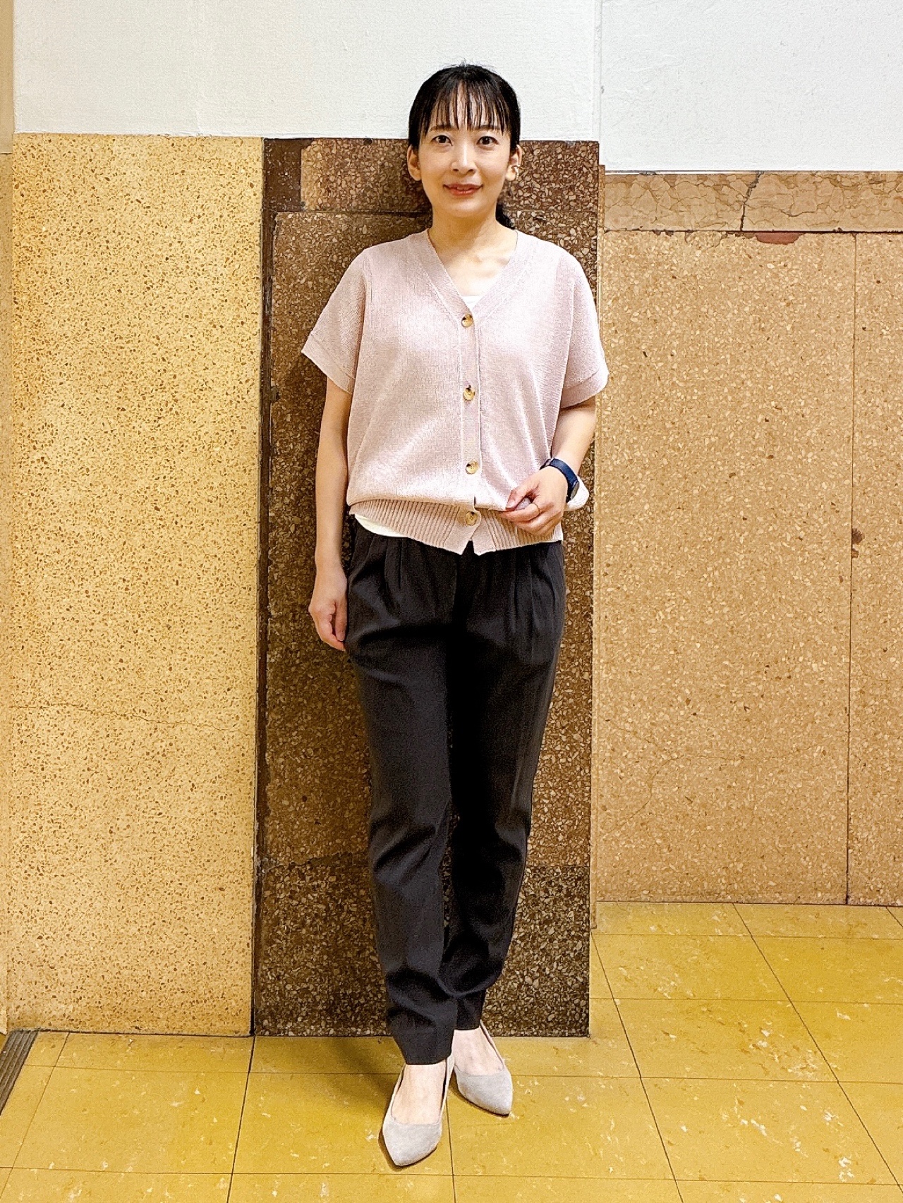 hattoriさんの「INDIVI｜【日本製】ビスチェインナータンクトップ」を使ったコーディネート
