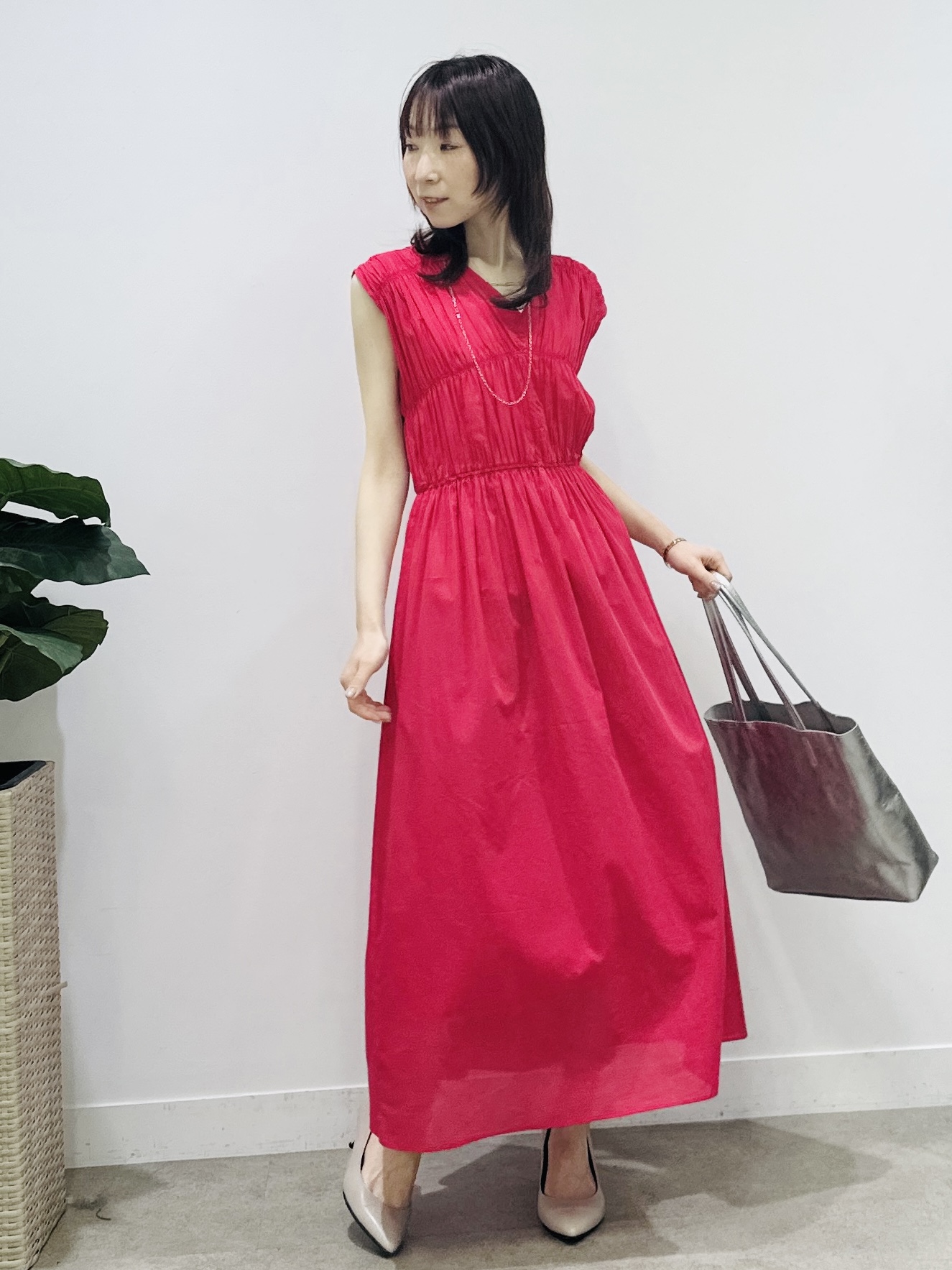 Miwaさんの「UNTITLED｜【接触冷感/UVカット/遮熱機能】フライスジャージカーディガン」を使ったコーディネート