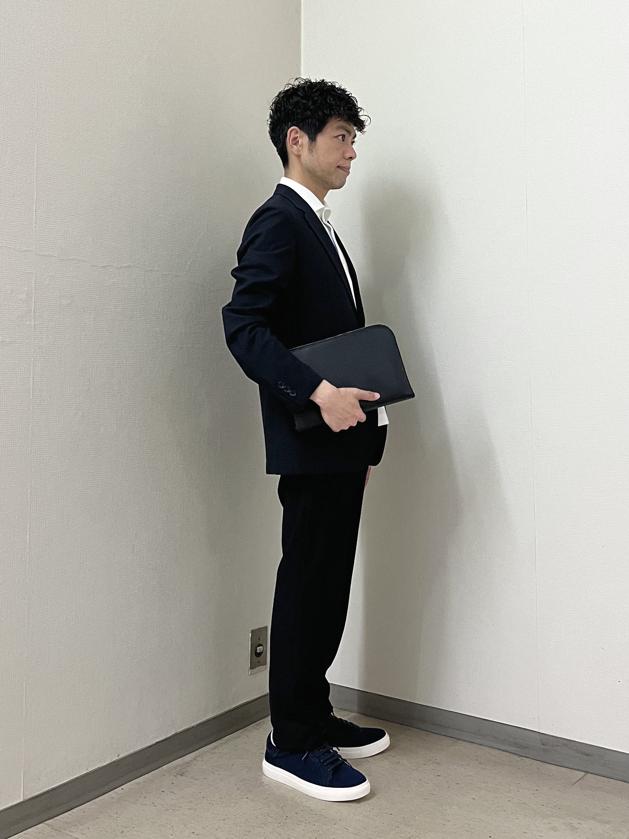 URAさんの「TAKEO KIKUCHI｜【抗菌防臭】CALCULO（R）ジャージ ジャケット」を使ったコーディネート