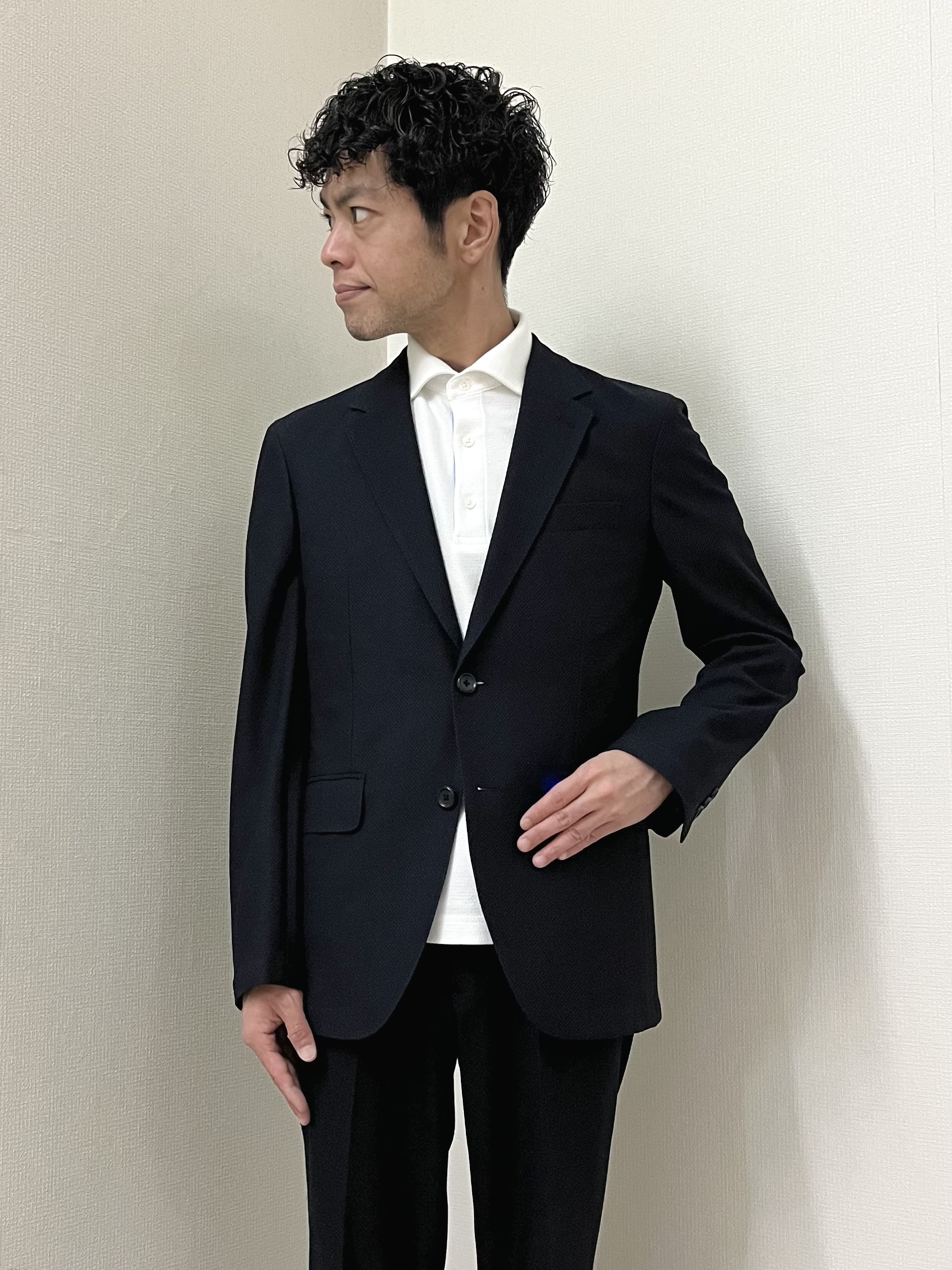 URAさんの「TAKEO KIKUCHI｜【抗菌防臭】CALCULO（R）ジャージ ジャケット」を使ったコーディネート