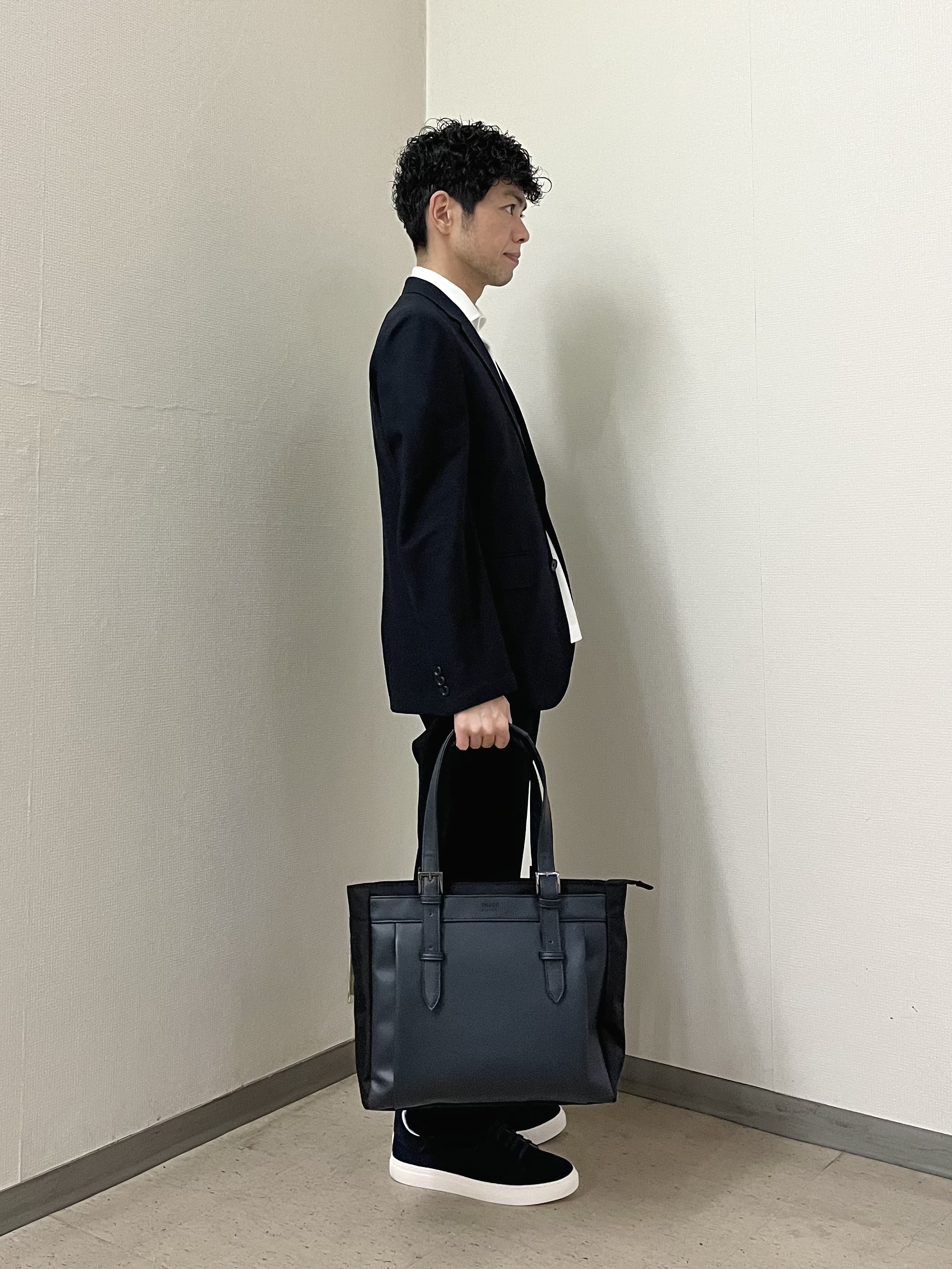 URAさんの「TAKEO KIKUCHI｜【抗菌防臭】CALCULO（R）ジャージ ジャケット」を使ったコーディネート