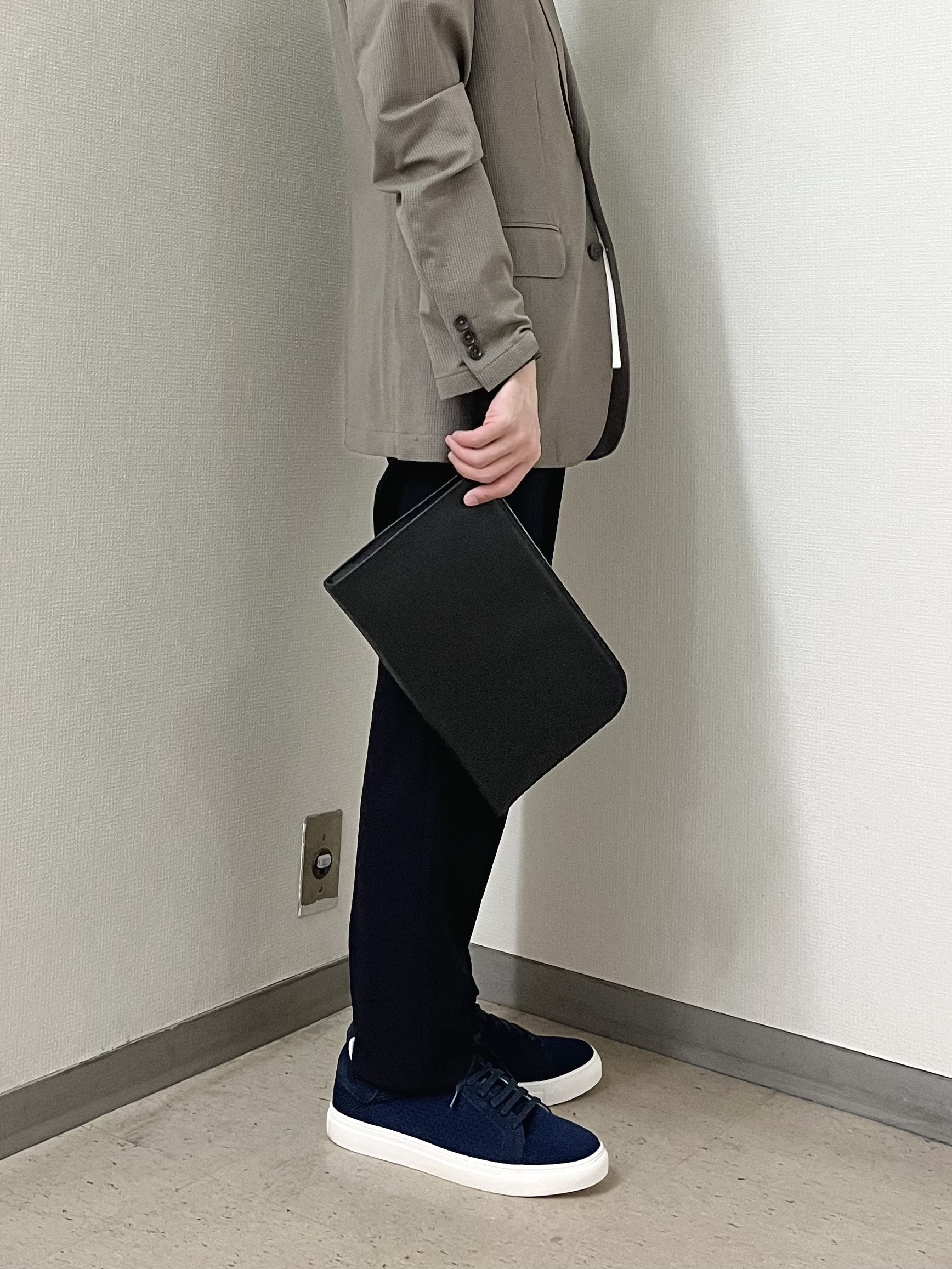 URAさんの「TAKEO KIKUCHI｜【Begin5月号掲載/通気性】トリコットサッカー ジャケット」を使ったコーディネート