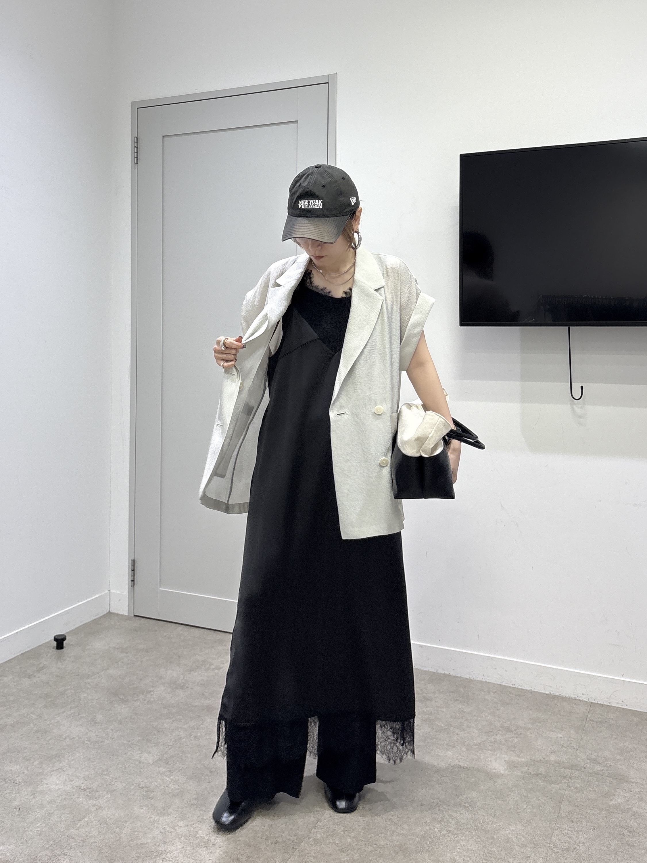 kotakiさんの「INDIVI｜ワッシャーシアーダブルジャケット」を使ったコーディネート