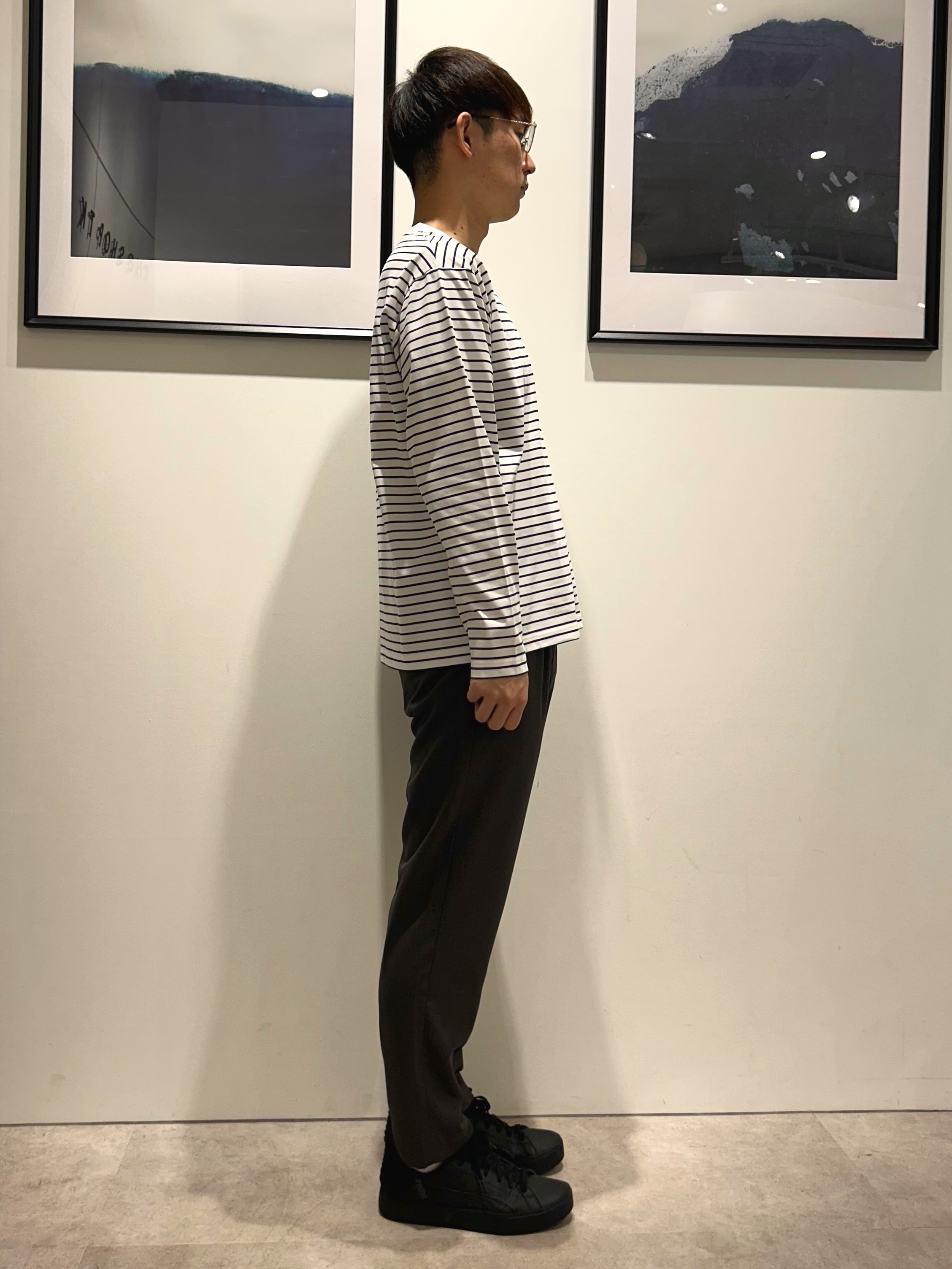 。さんの「THE SHOP TK｜【スタイルを選ばず着られる】ワンポイント 長袖Tシャツ 洗濯機OK/UVカット/毛玉になりにくい」を使ったコーディネート