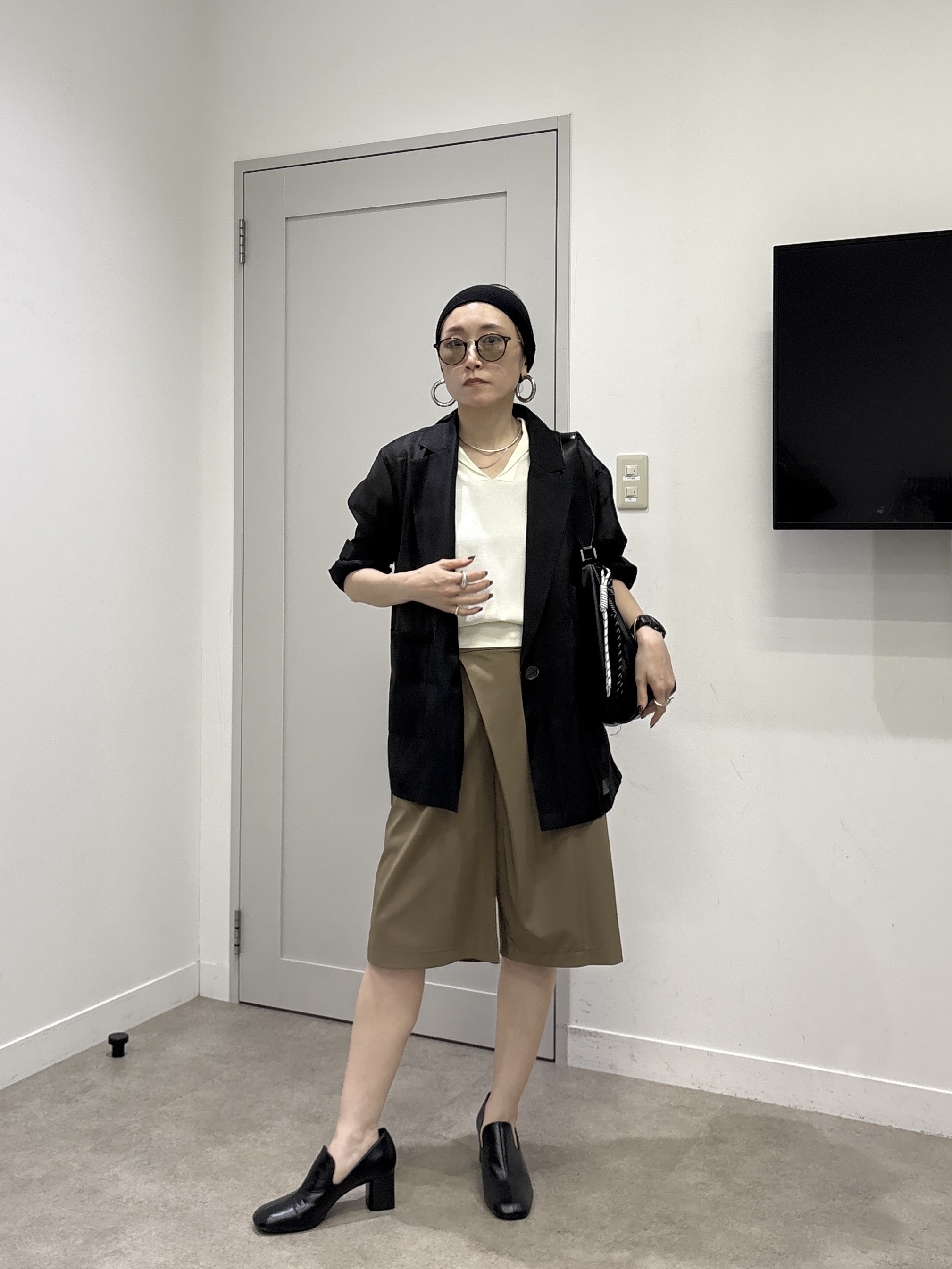 kotakiさんの「INDIVI｜シアーシャツジャケット【接触冷感】」を使ったコーディネート