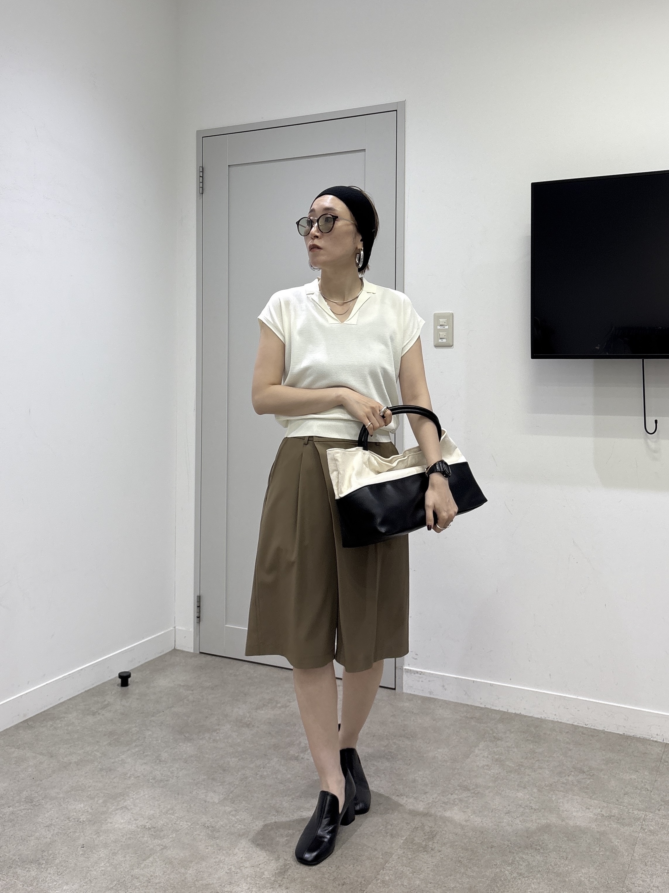 kotakiさんの「INDIVI｜シアーフレンチポロ【接触冷感】」を使ったコーディネート