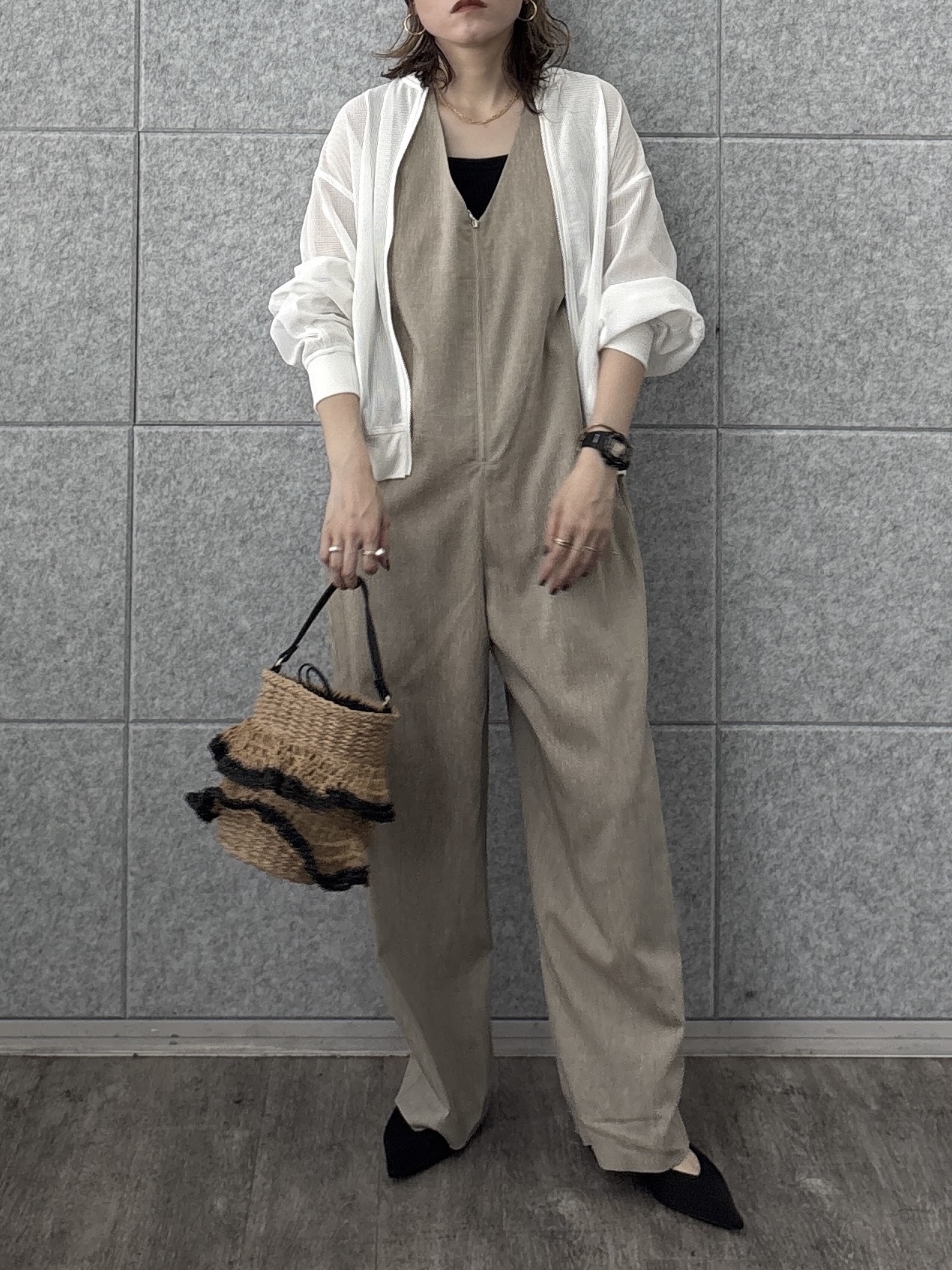 kotakiさんの「INDIVI｜メッシュブルゾン」を使ったコーディネート