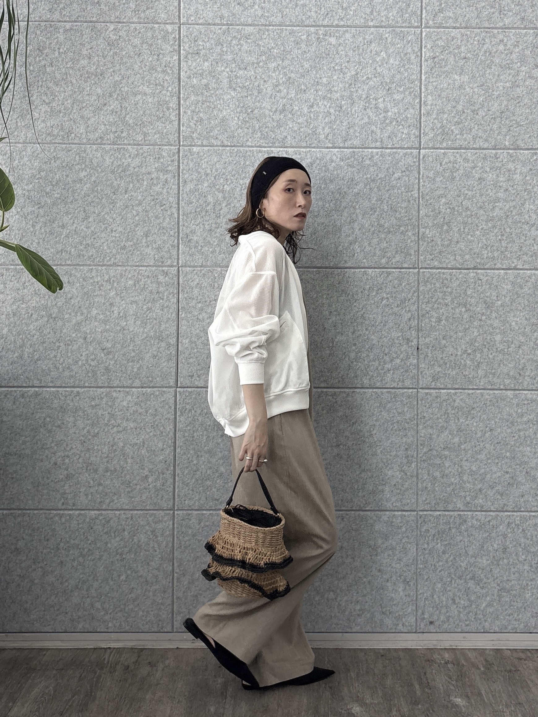 kotakiさんの「INDIVI｜メッシュブルゾン」を使ったコーディネート