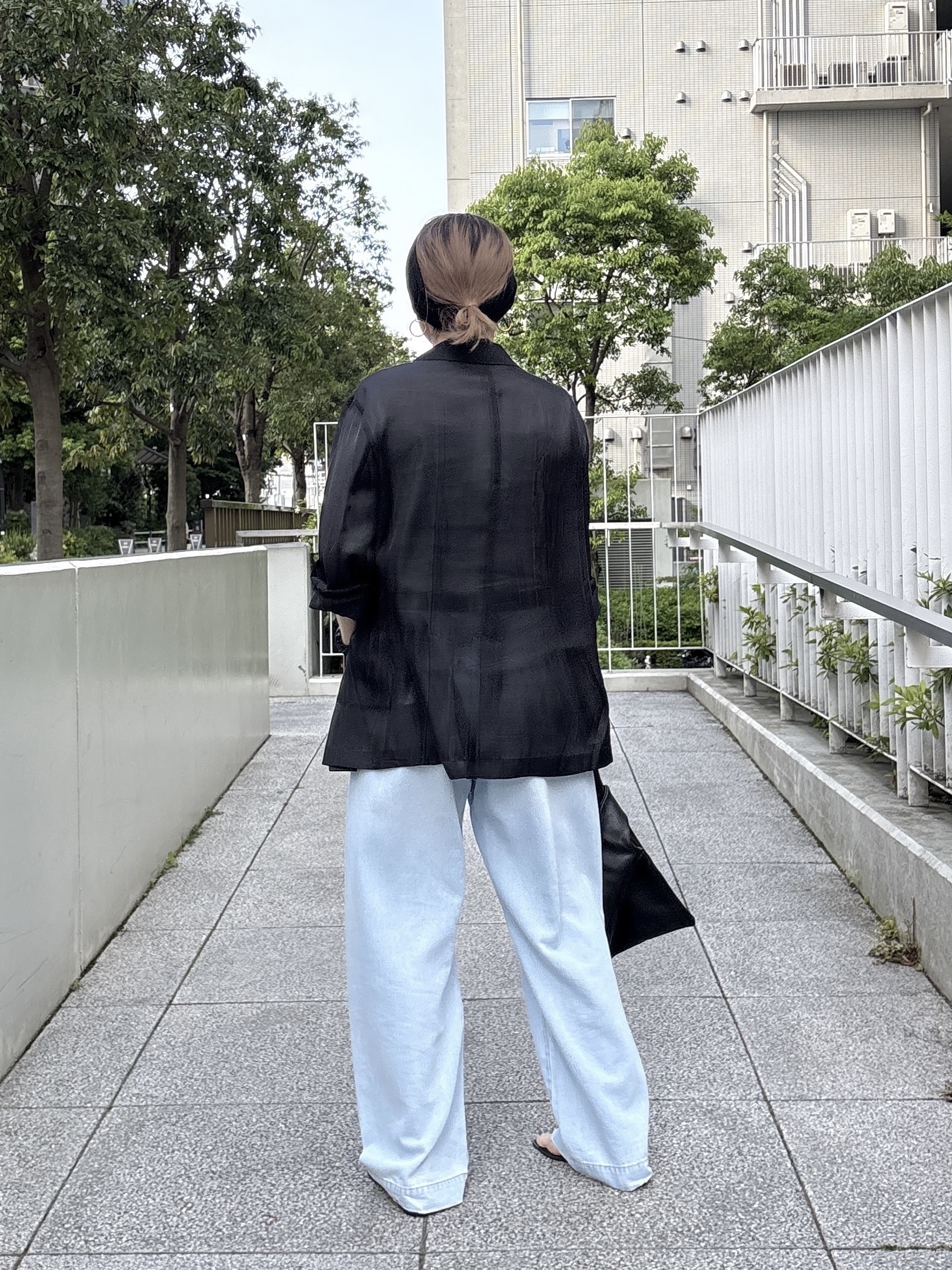 kotakiさんの「INDIVI｜シアーシャツジャケット【接触冷感】」を使ったコーディネート