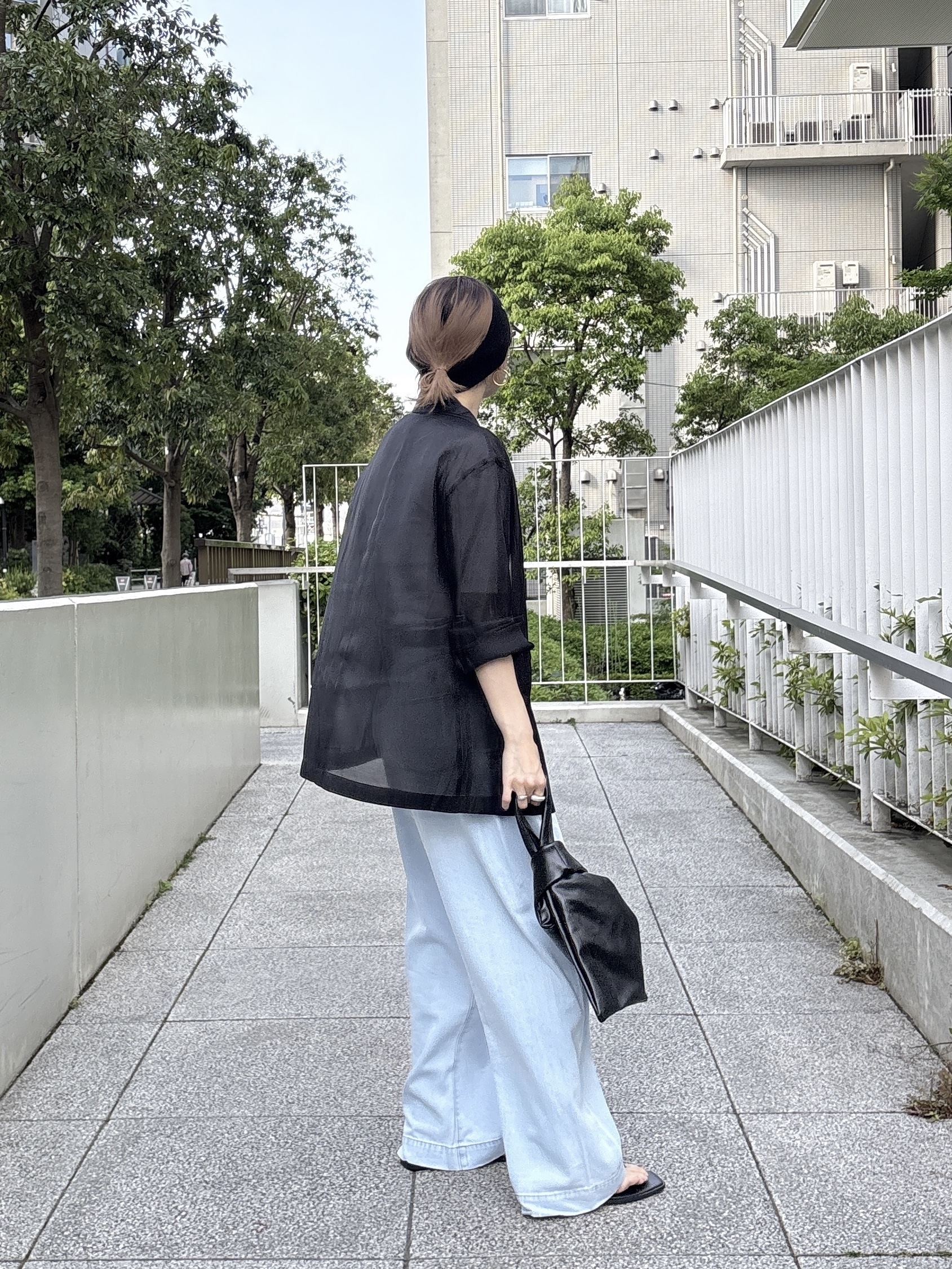 kotakiさんの「INDIVI｜シアーシャツジャケット【接触冷感】」を使ったコーディネート