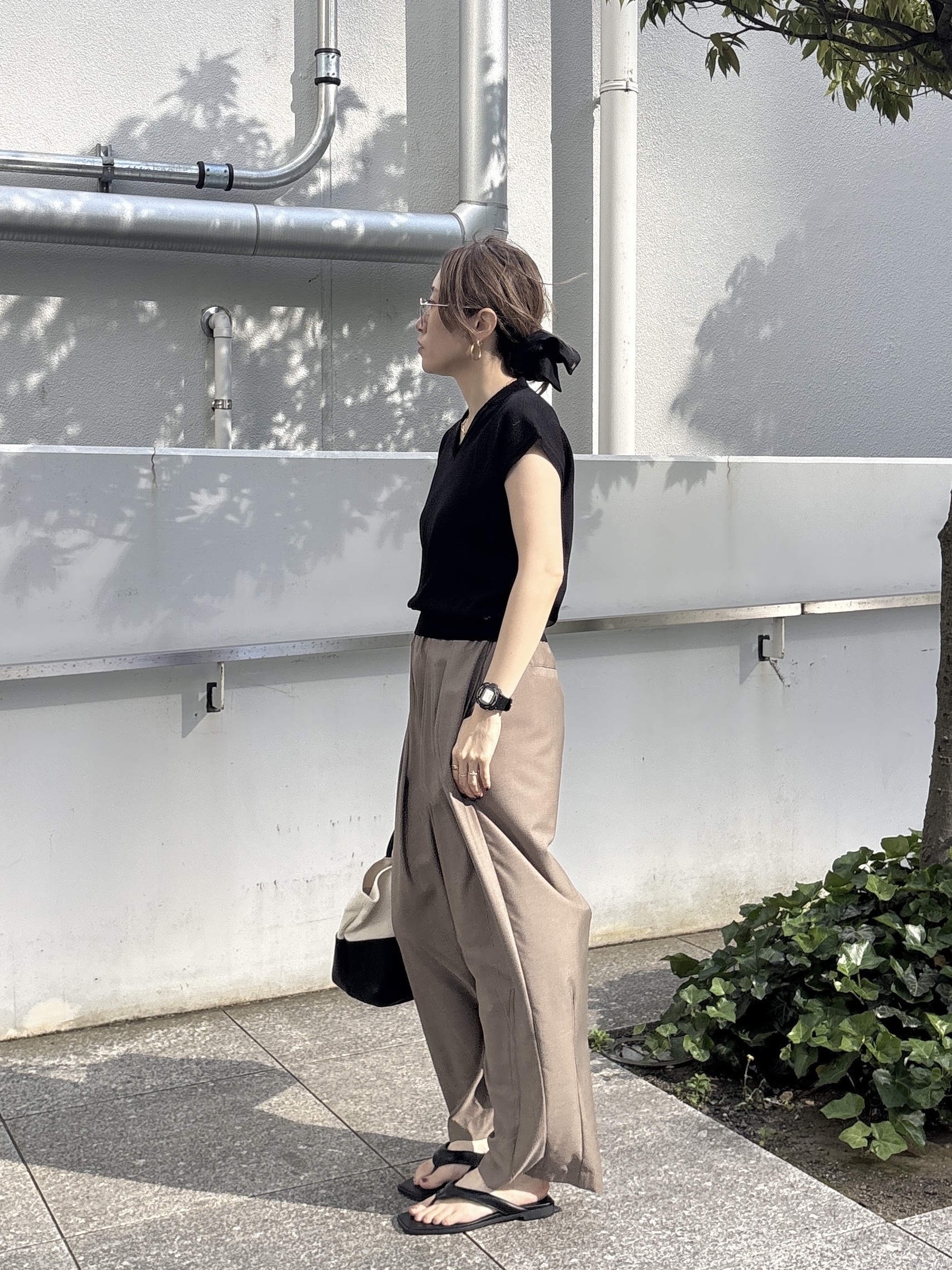 kotakiさんの「INDIVI｜シアーフレンチポロ【接触冷感】」を使ったコーディネート