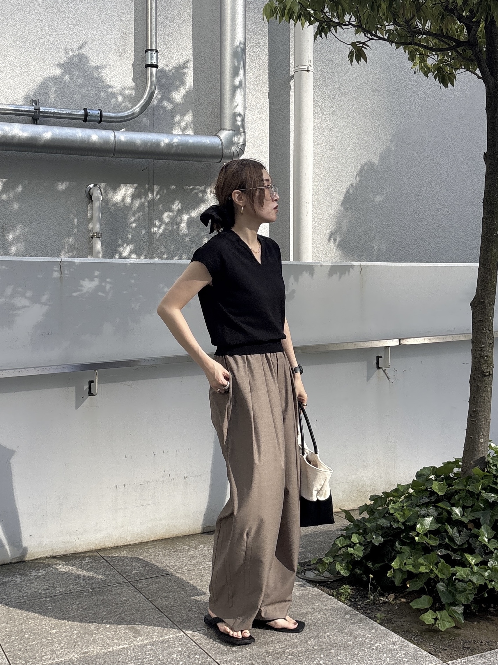 kotakiさんの「INDIVI｜シアーフレンチポロ【接触冷感】」を使ったコーディネート