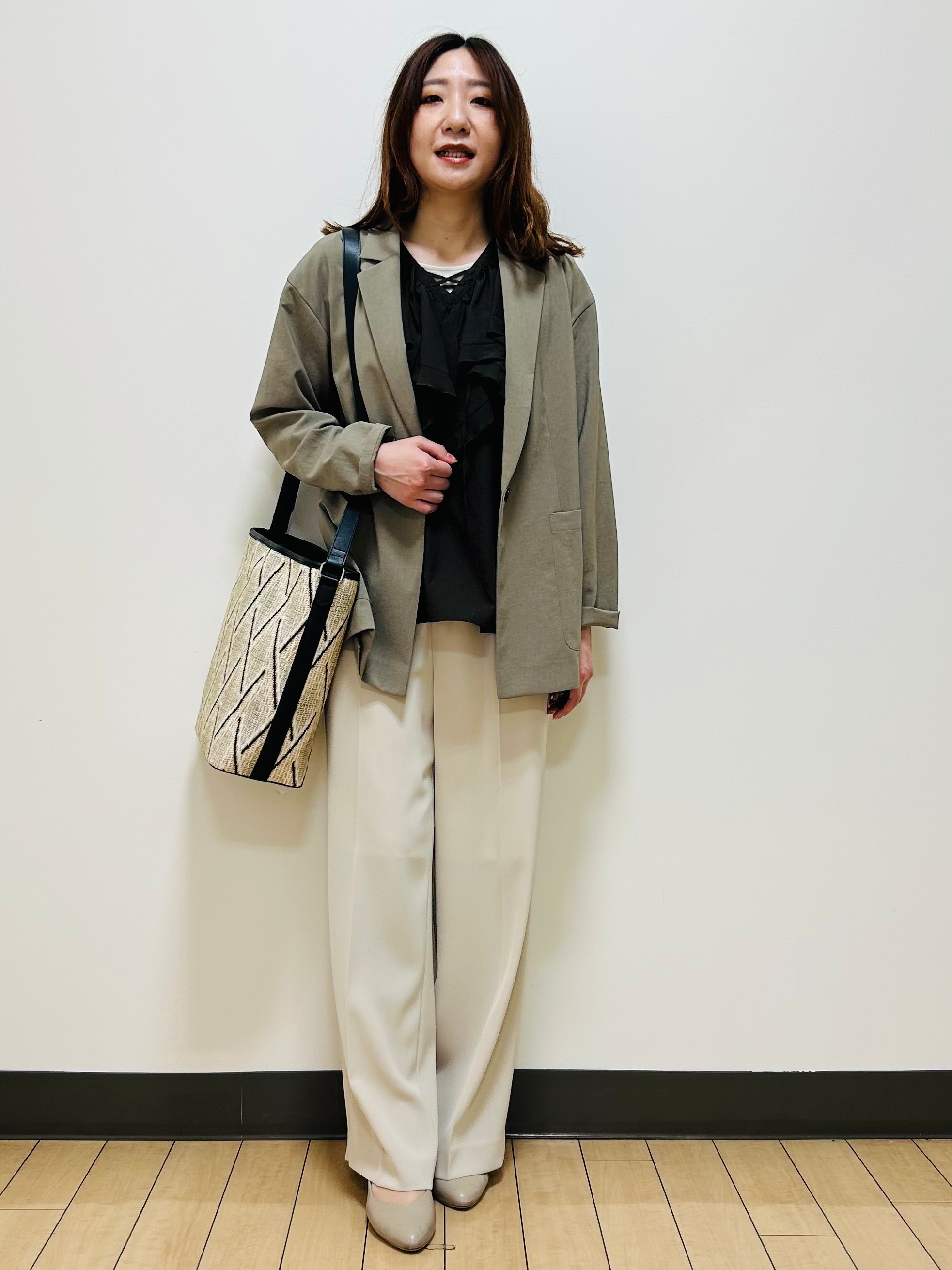 miiiさんの「Reflect｜【SS-4Lサイズ／接触冷感／シワになりにくい】リラクシーテーラードジャケット」を使ったコーディネート
