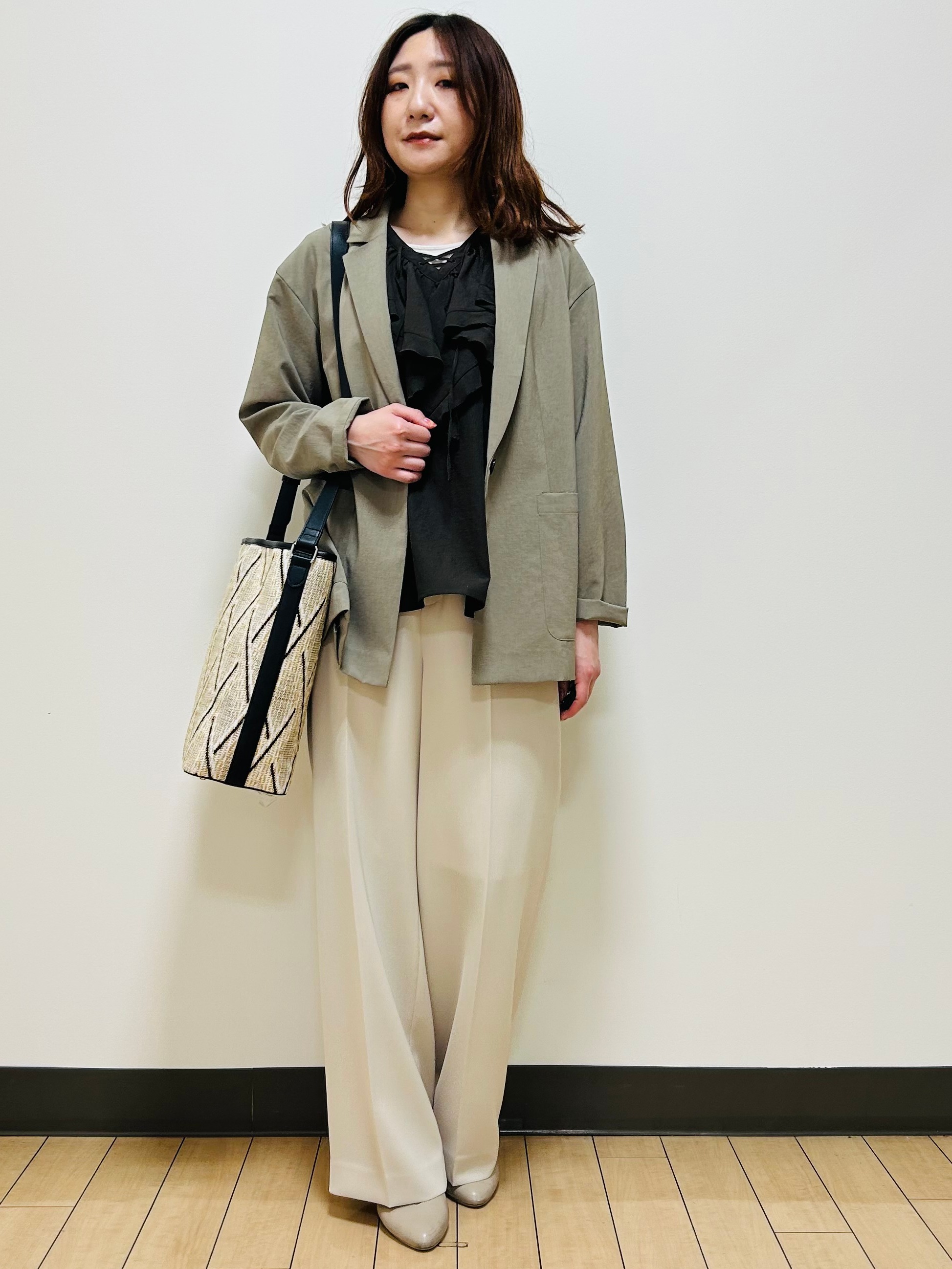 miiiさんの「Reflect｜【SS-4Lサイズ／接触冷感／シワになりにくい】リラクシーテーラードジャケット」を使ったコーディネート