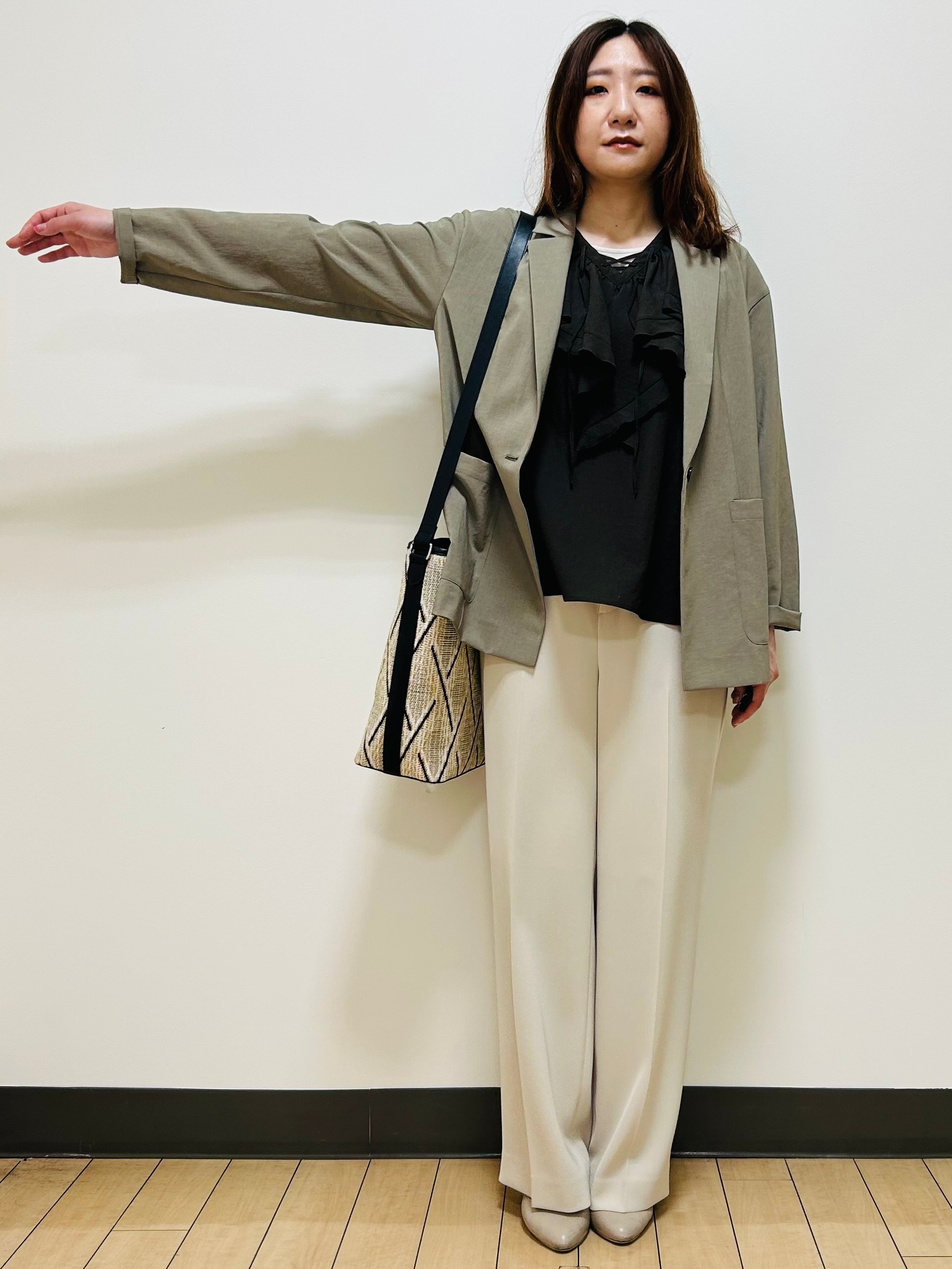 miiiさんの「Reflect｜【SS-4Lサイズ／接触冷感／シワになりにくい】リラクシーテーラードジャケット」を使ったコーディネート
