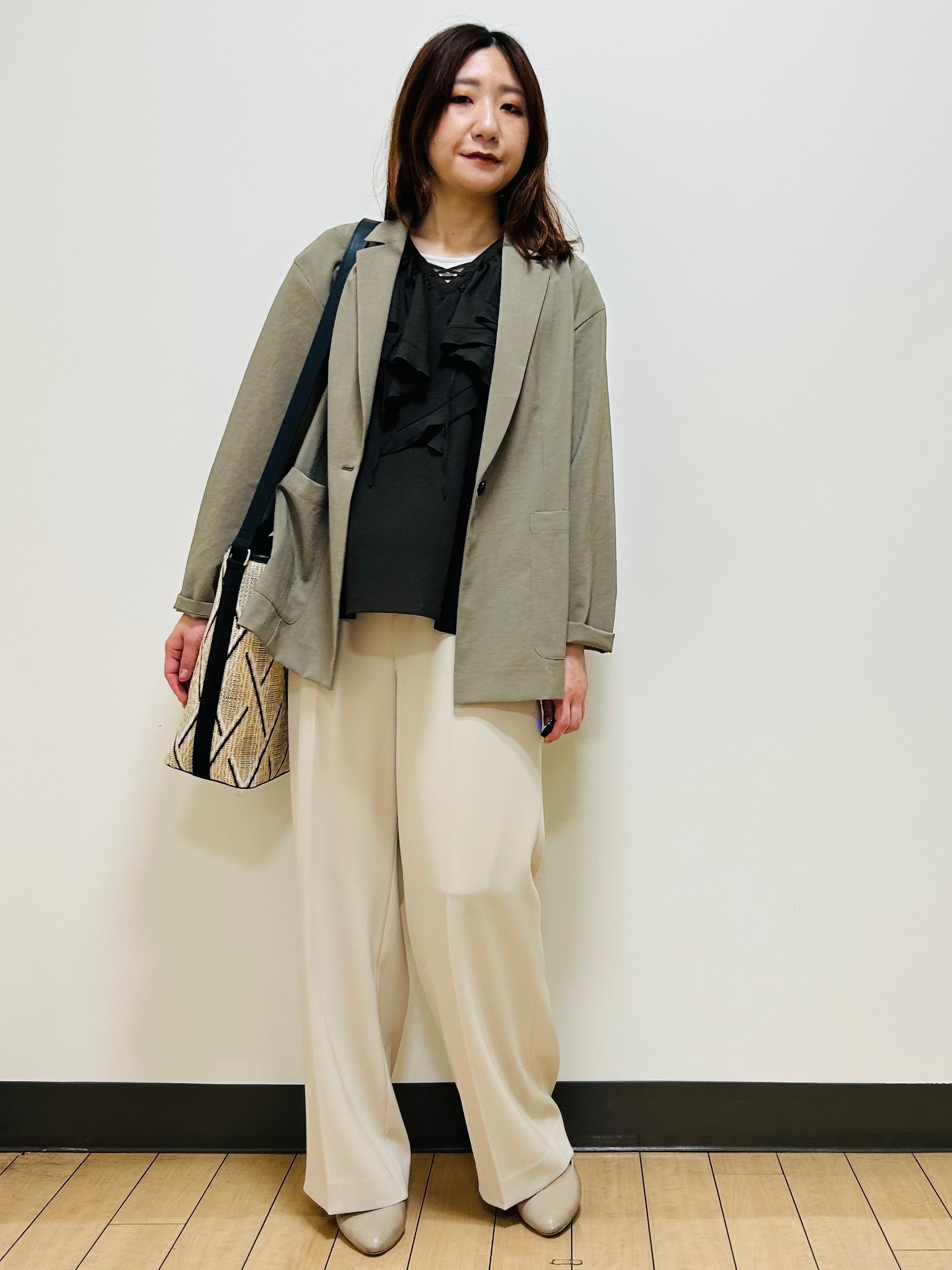 miiiさんの「Reflect｜【SS-4Lサイズ／接触冷感／シワになりにくい】リラクシーテーラードジャケット」を使ったコーディネート