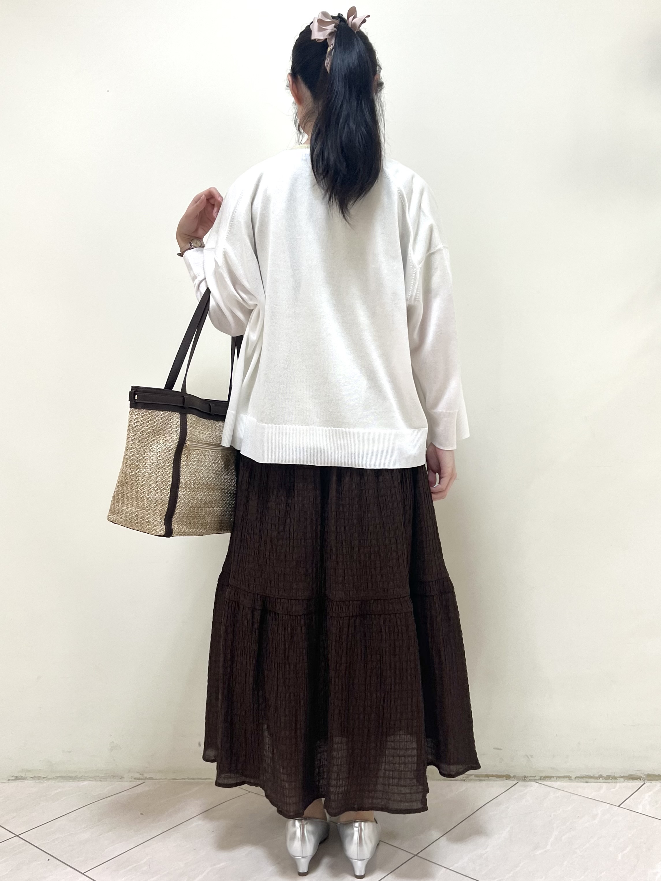 yanaさんの「Reflect｜【冷房対策に◎】すっきり見え着流しカーディガン」を使ったコーディネート