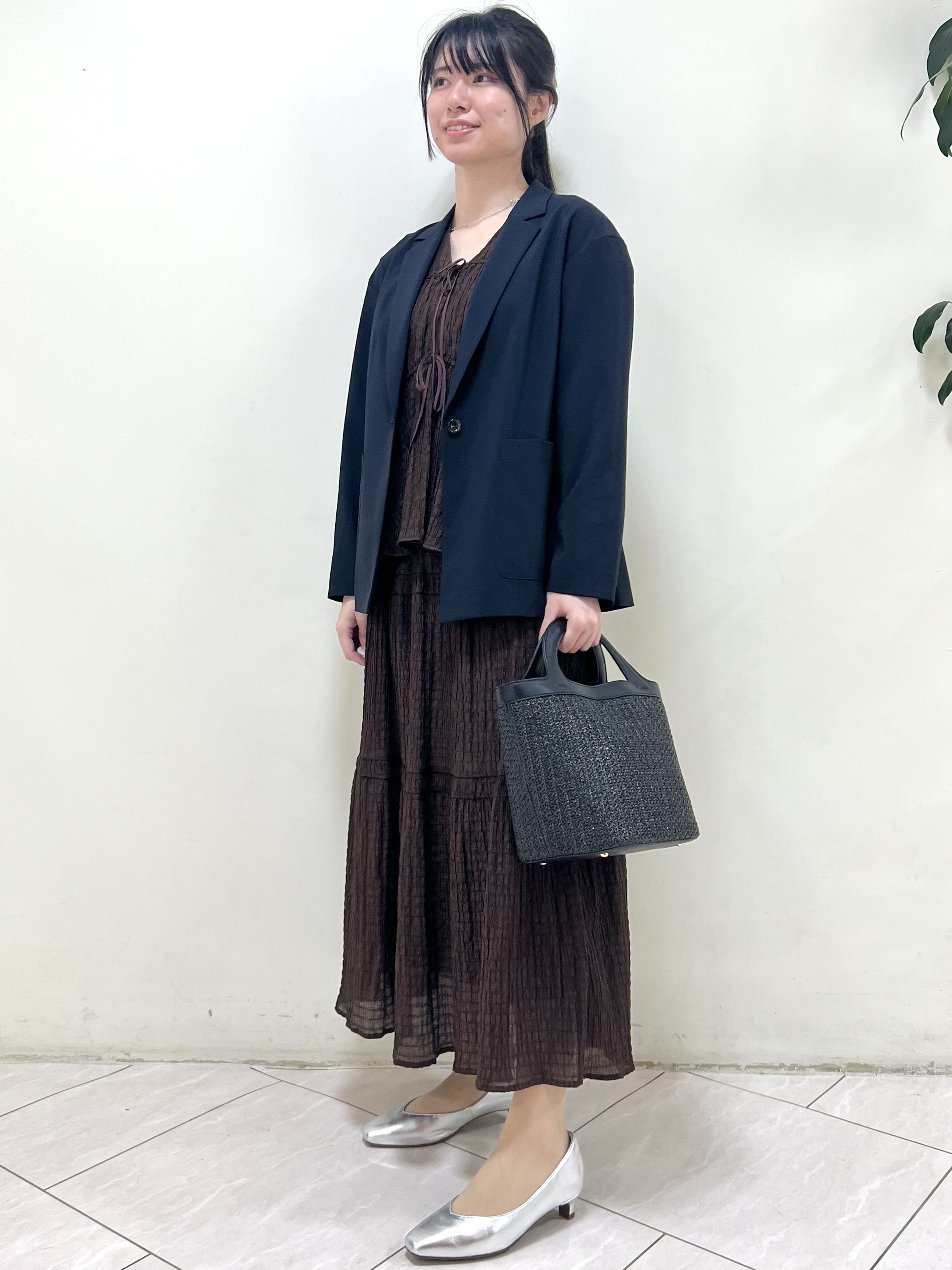 yanaさんの「Reflect｜【SS-4Lサイズ／接触冷感／シワになりにくい】リラクシーテーラードジャケット」を使ったコーディネート