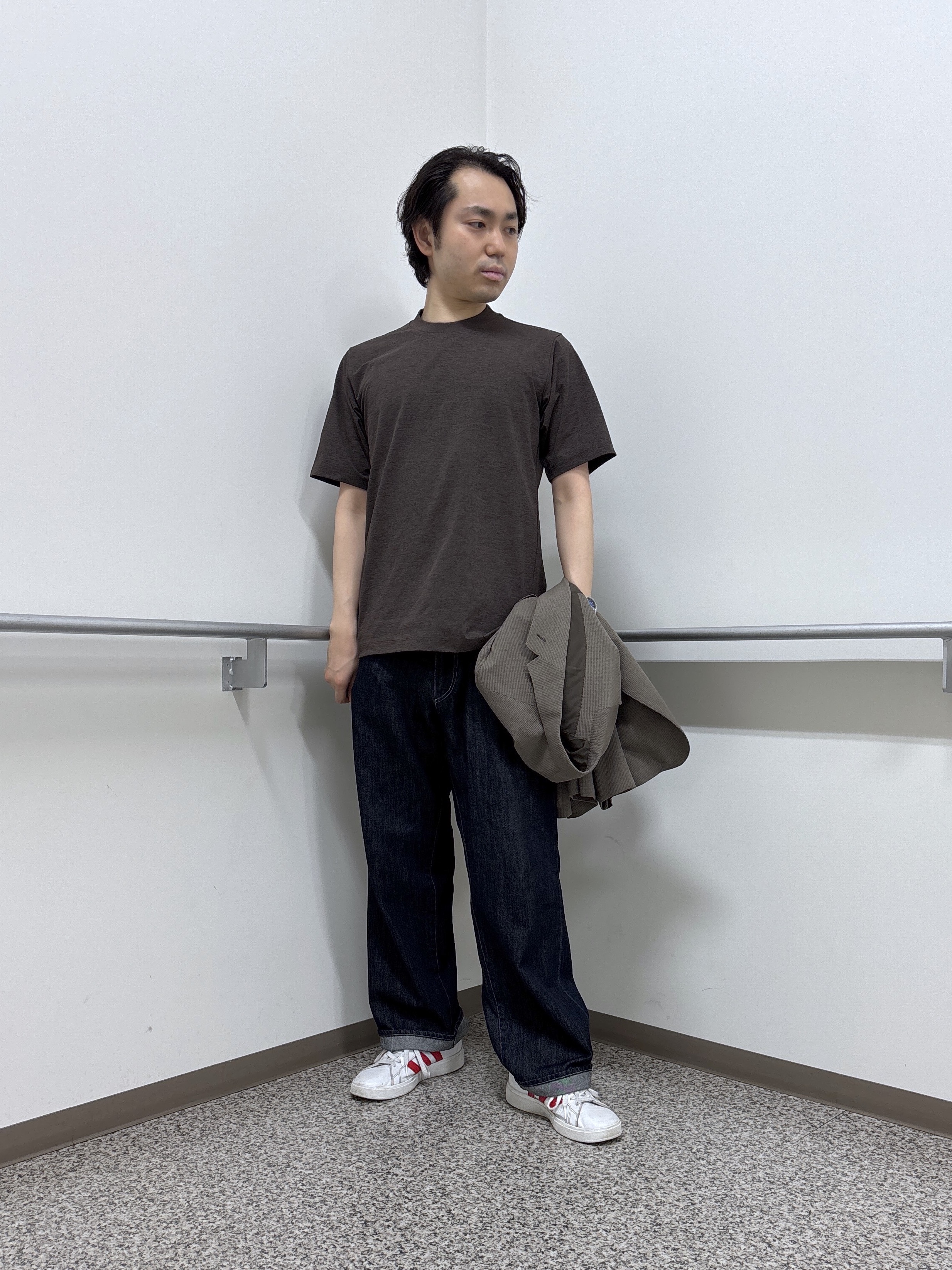 KEIさんの「TAKEO KIKUCHI｜【Begin5月号掲載/通気性】トリコットサッカー ジャケット」を使ったコーディネート