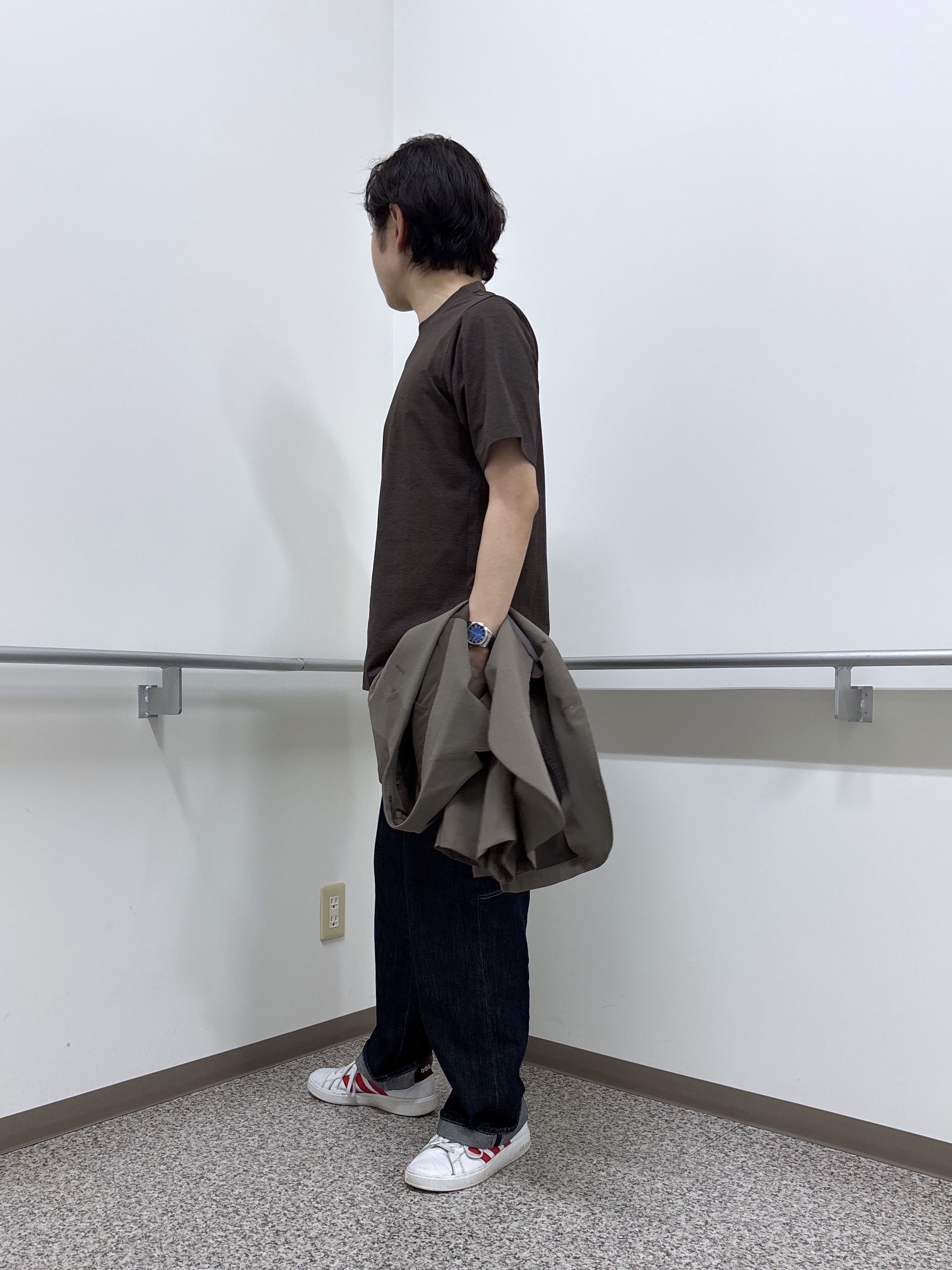 KEIさんの「TAKEO KIKUCHI｜【Begin5月号掲載/通気性】トリコットサッカー ジャケット」を使ったコーディネート