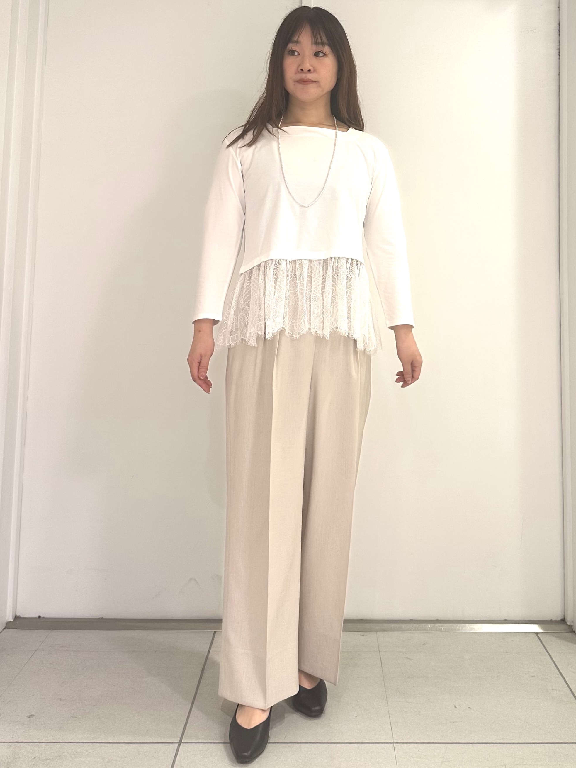 miさんの「Reflect｜【セットアップ可】リネンライクジレ」を使ったコーディネート