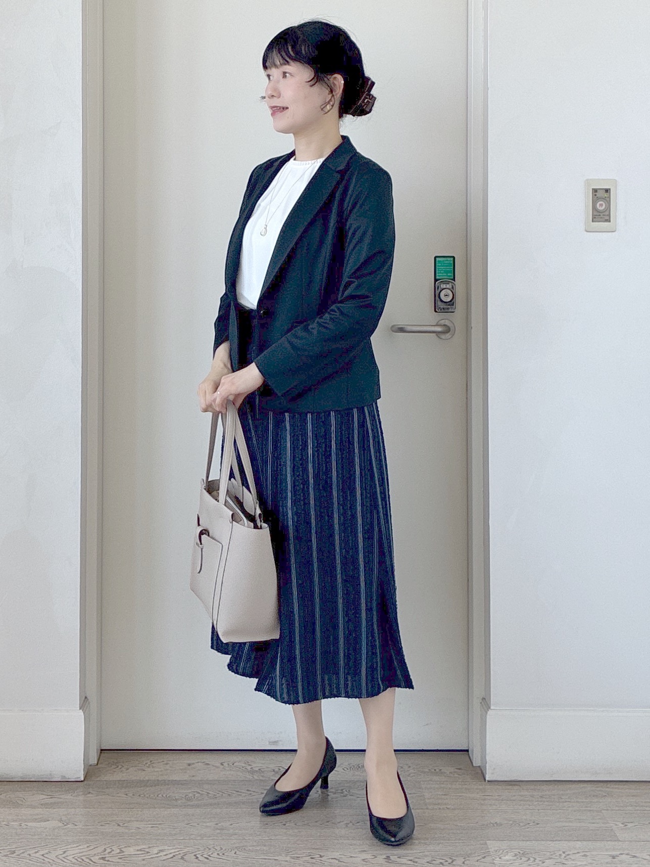  beni_gingerさんの「Reflect｜【SS-4Lサイズ／UVカット／接触冷感】匠ジャケット／ベーシックテーラード」を使ったコーディネート