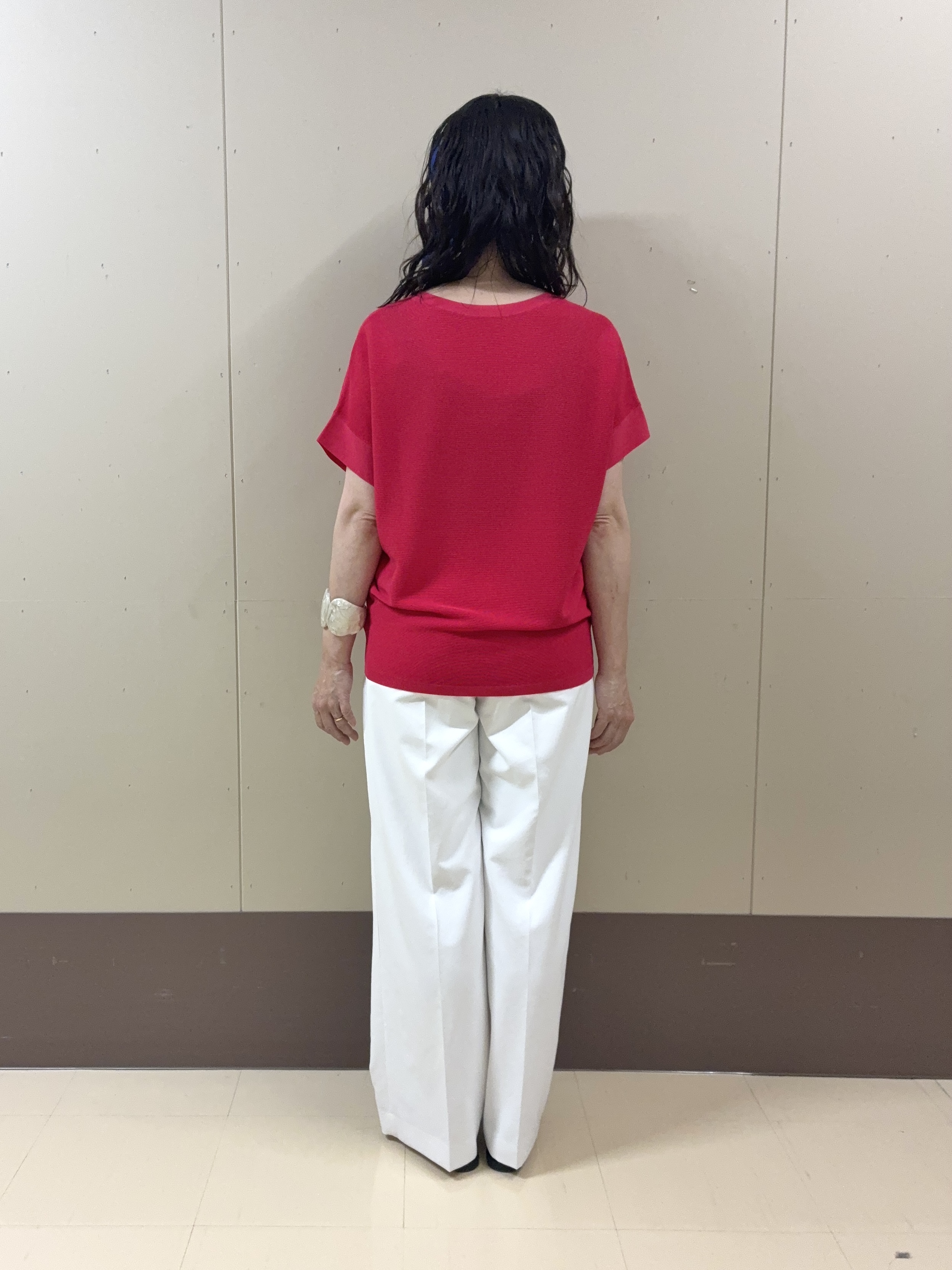 Noriさんの「UNTITLED｜【11色展開/体型カバー】前後2WAYフレンチスリーブニット」を使ったコーディネート