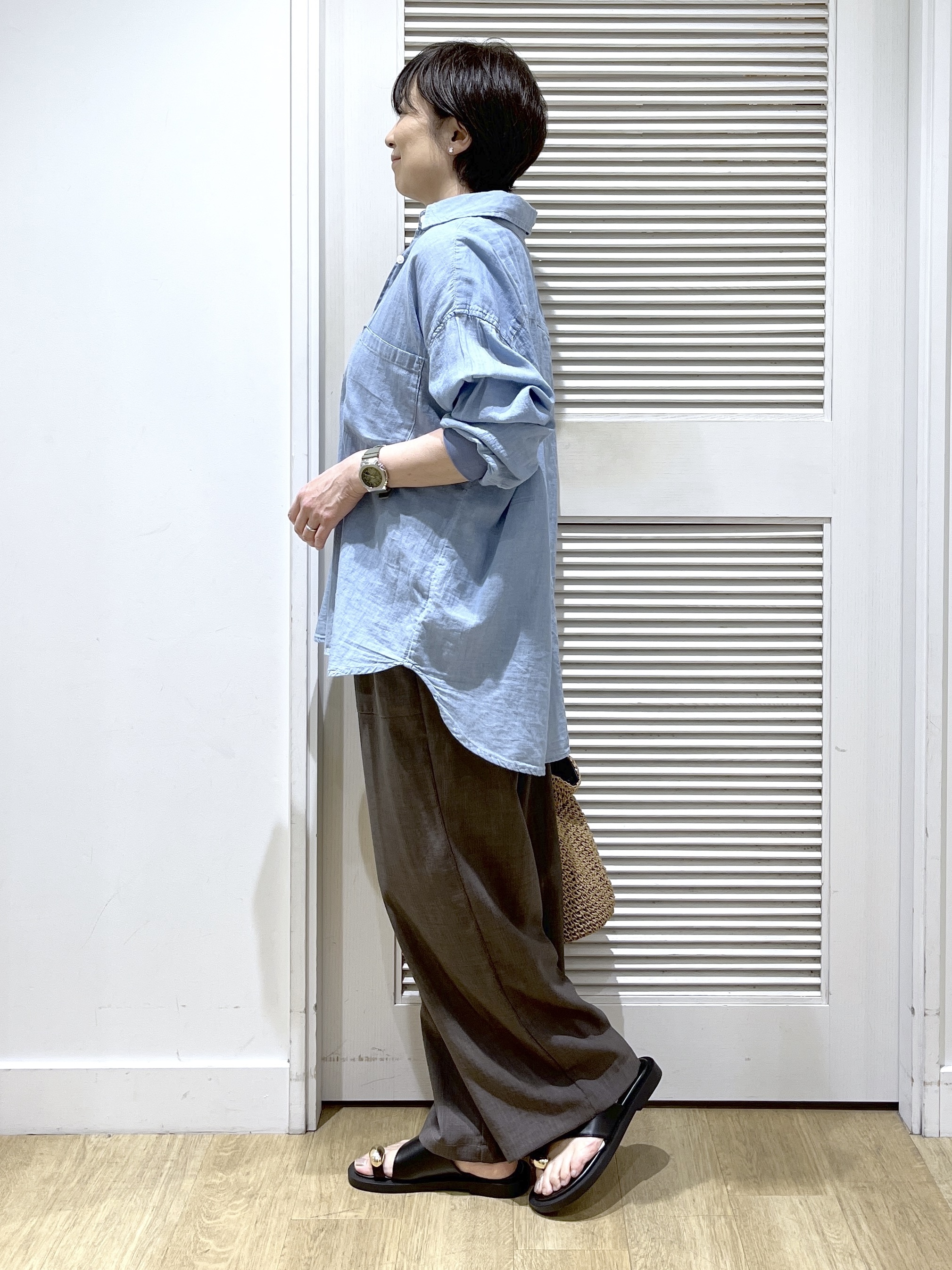Miyazakiさんの「Dessin｜【ユニセックス/洗える】クルーネックリブタンクトップ」を使ったコーディネート