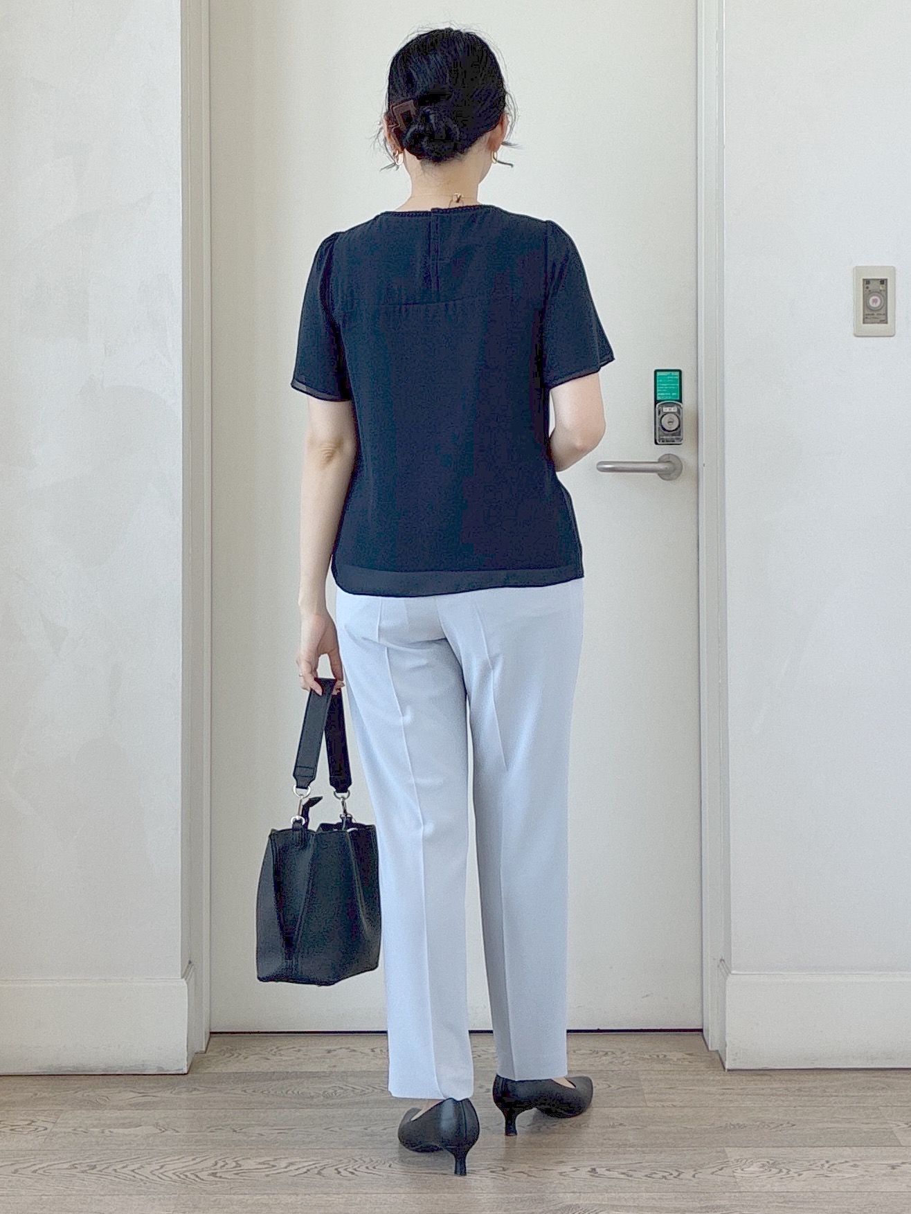  beni_gingerさんの「Reflect｜【S-4Lサイズ/UVカット／接触冷感】シフォンジャージブラウス」を使ったコーディネート