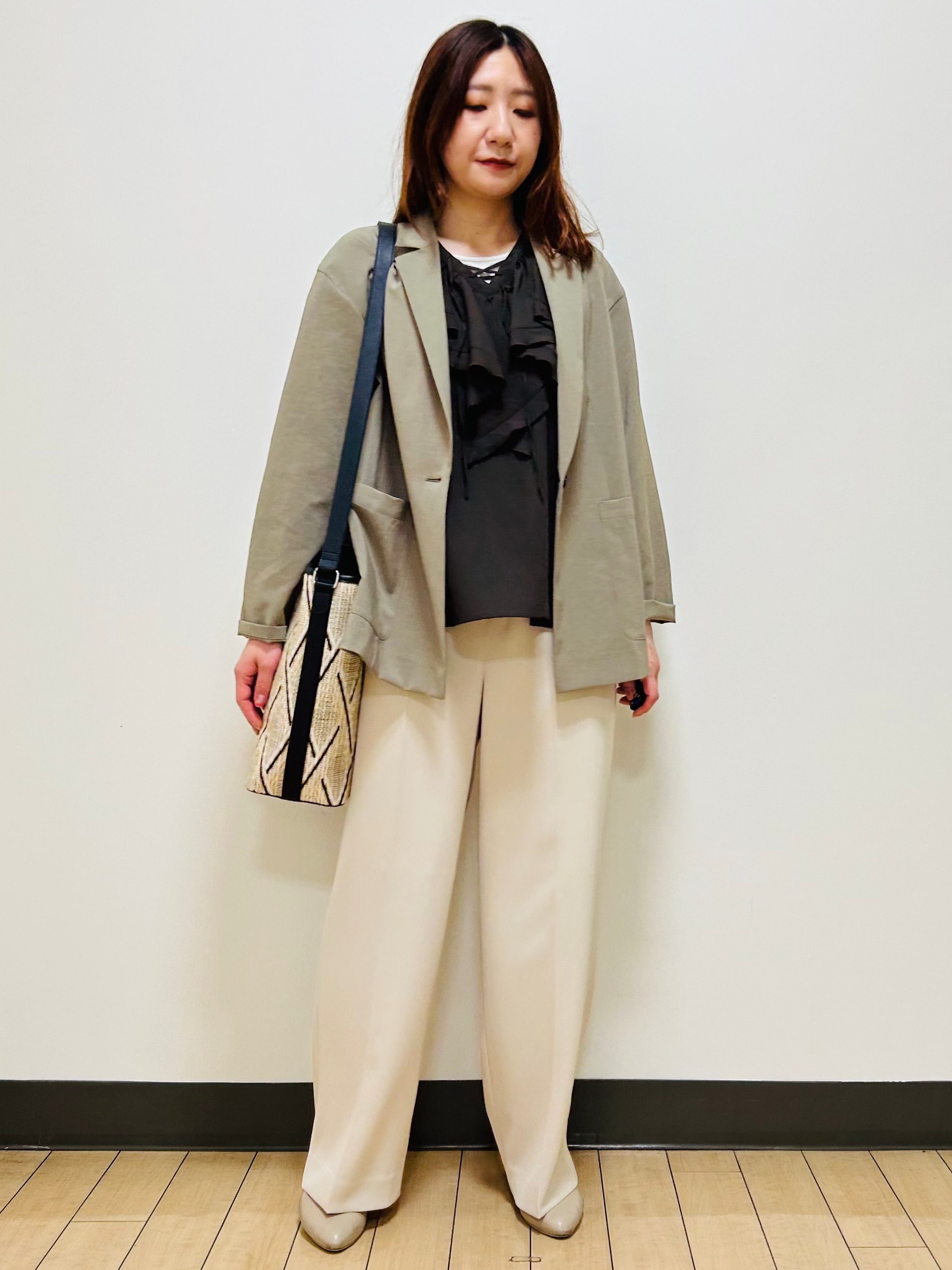 miiiさんの「Reflect｜【SS-4Lサイズ／接触冷感／シワになりにくい】リラクシーテーラードジャケット」を使ったコーディネート