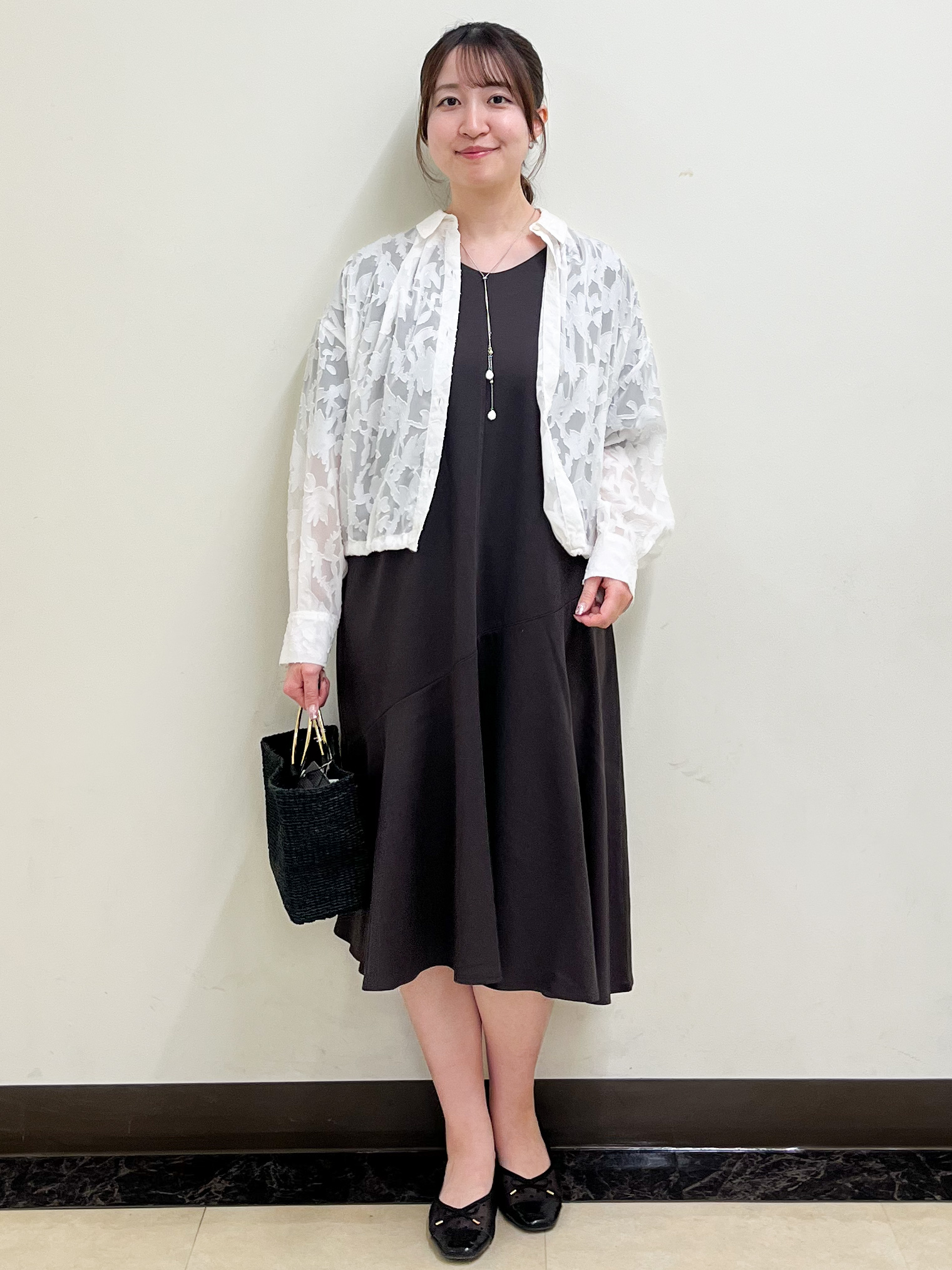 mikikoさんの「Reflect｜きれい見えフレアラインワンピース」を使ったコーディネート