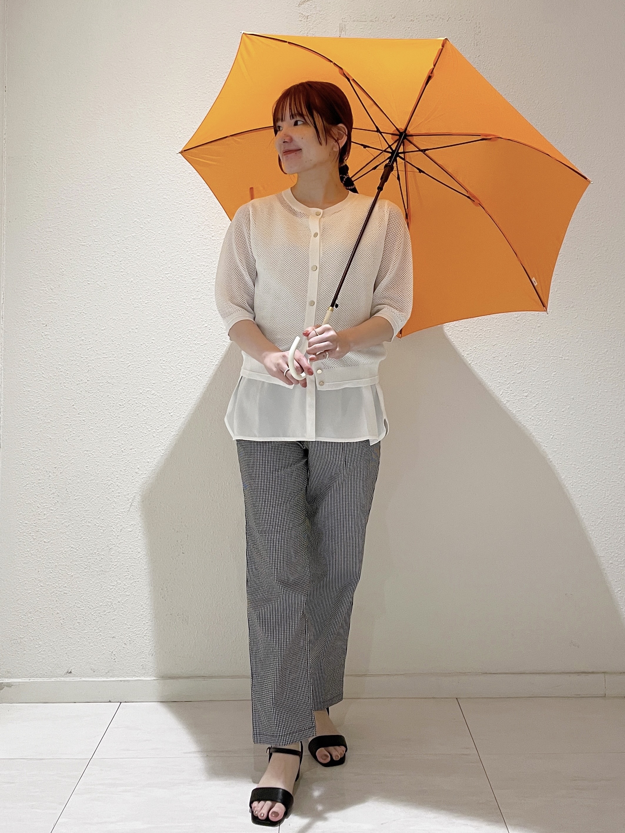 haruさんの「grove｜【貴島明日香さん着用・洗える】透けない、大人のメッシュカーディガン」を使ったコーディネート