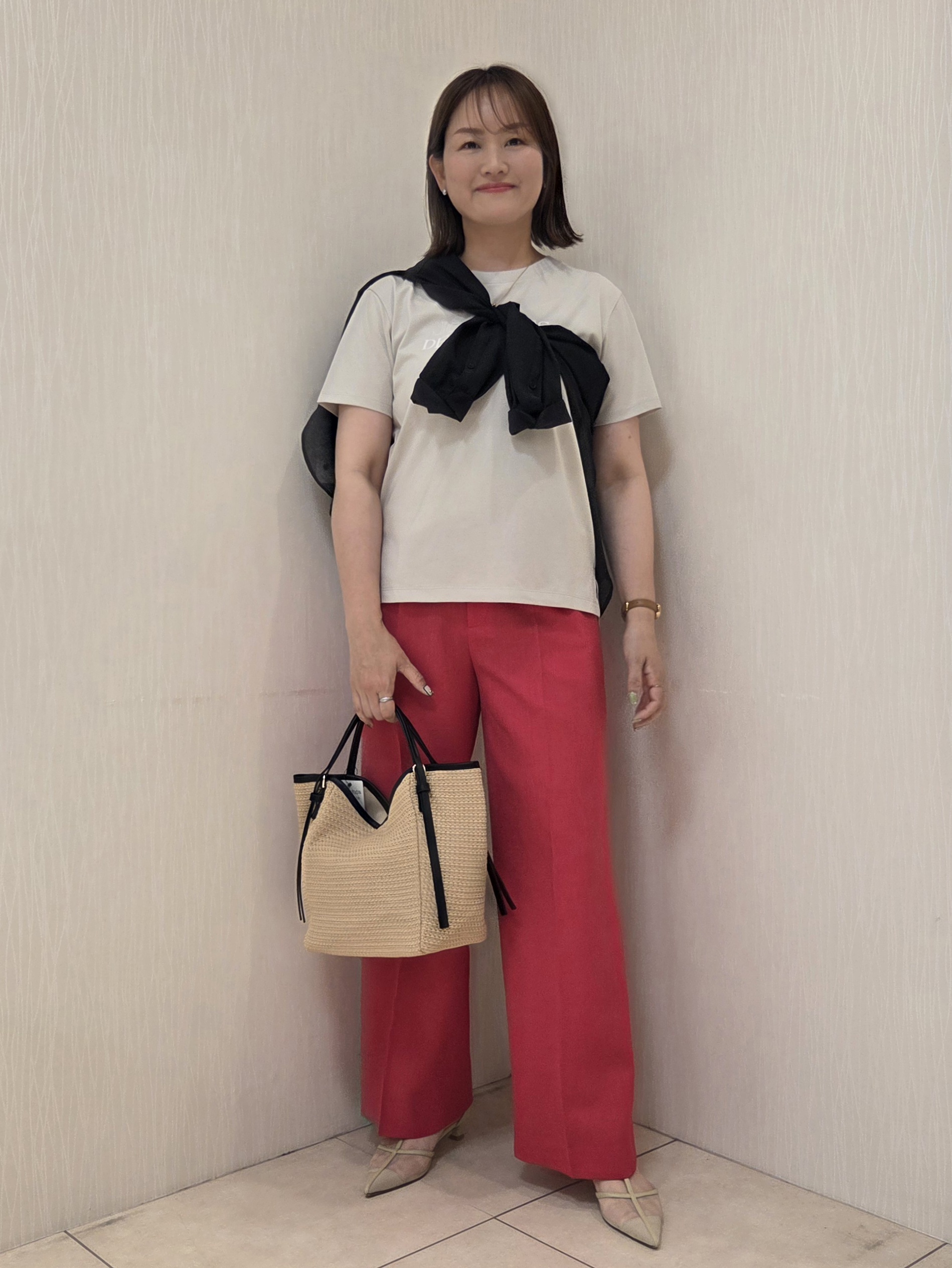 naokoさんの「UNTITLED｜【2WAY/マシンウォッシャブル】カシュクールデザインシャツ」を使ったコーディネート