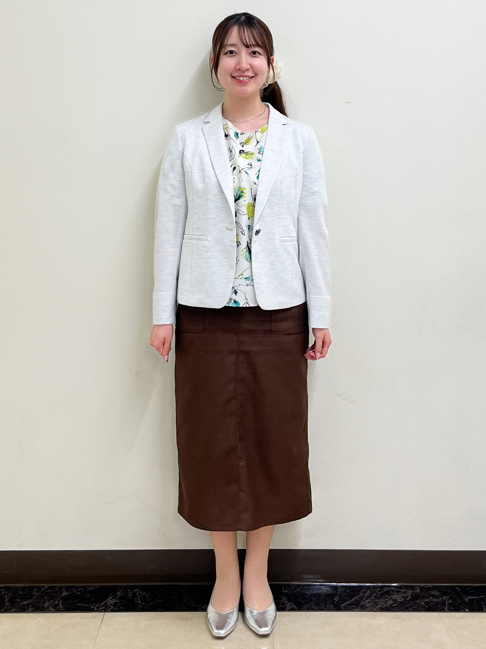 mikikoさんの「Reflect｜【SS-4Lサイズ／UVカット／接触冷感】匠ジャケット／ベーシックテーラード」を使ったコーディネート
