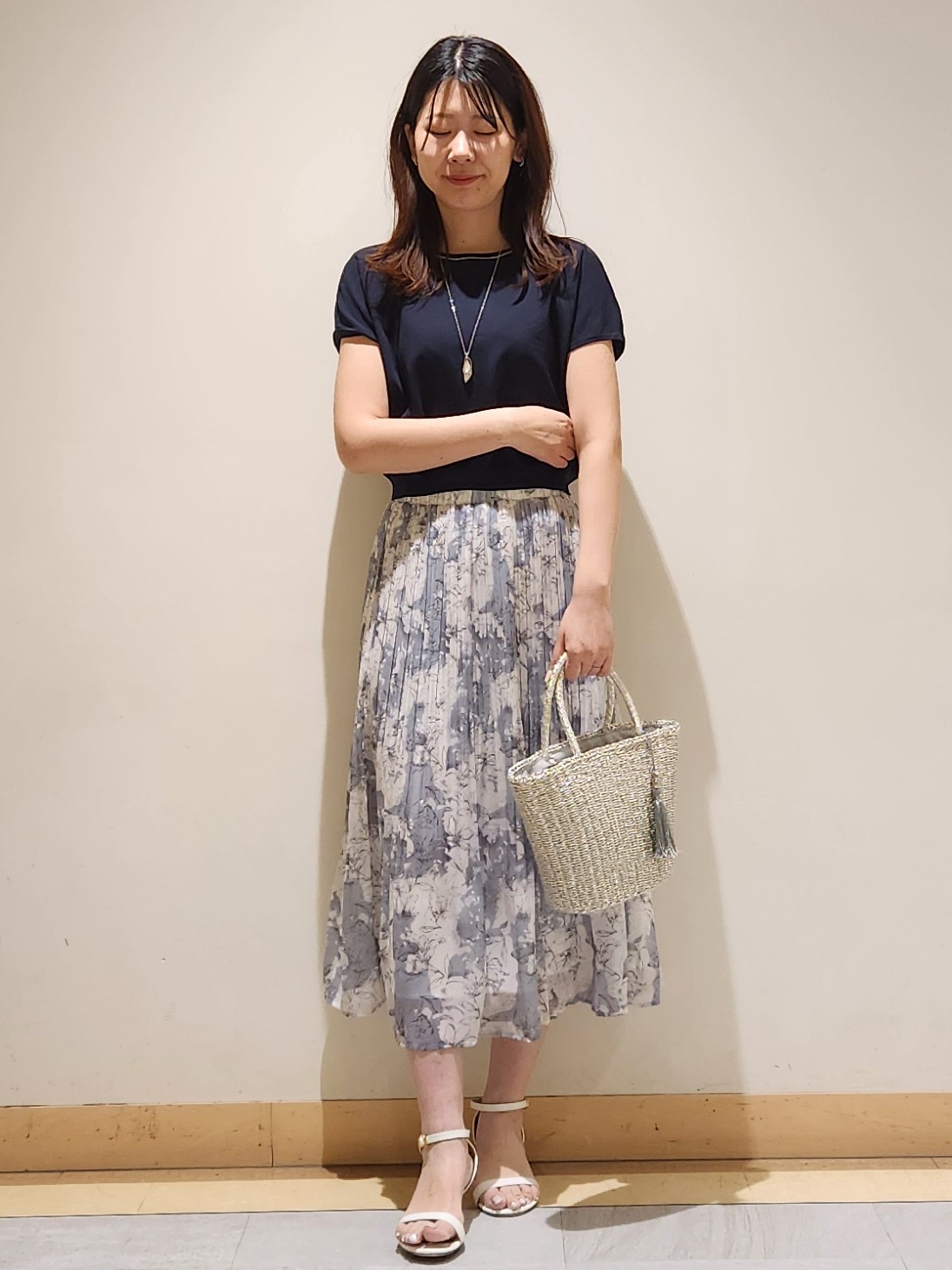 yukaさんの「COUP DE CHANCE｜【手洗い可/軽量】シアーブルゾン」を使ったコーディネート