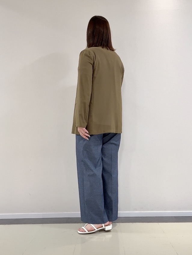 YUIさんの「UNTITLED｜【セットアップ可/接触冷感/通気性】ドライシアーダブルジャケット」を使ったコーディネート